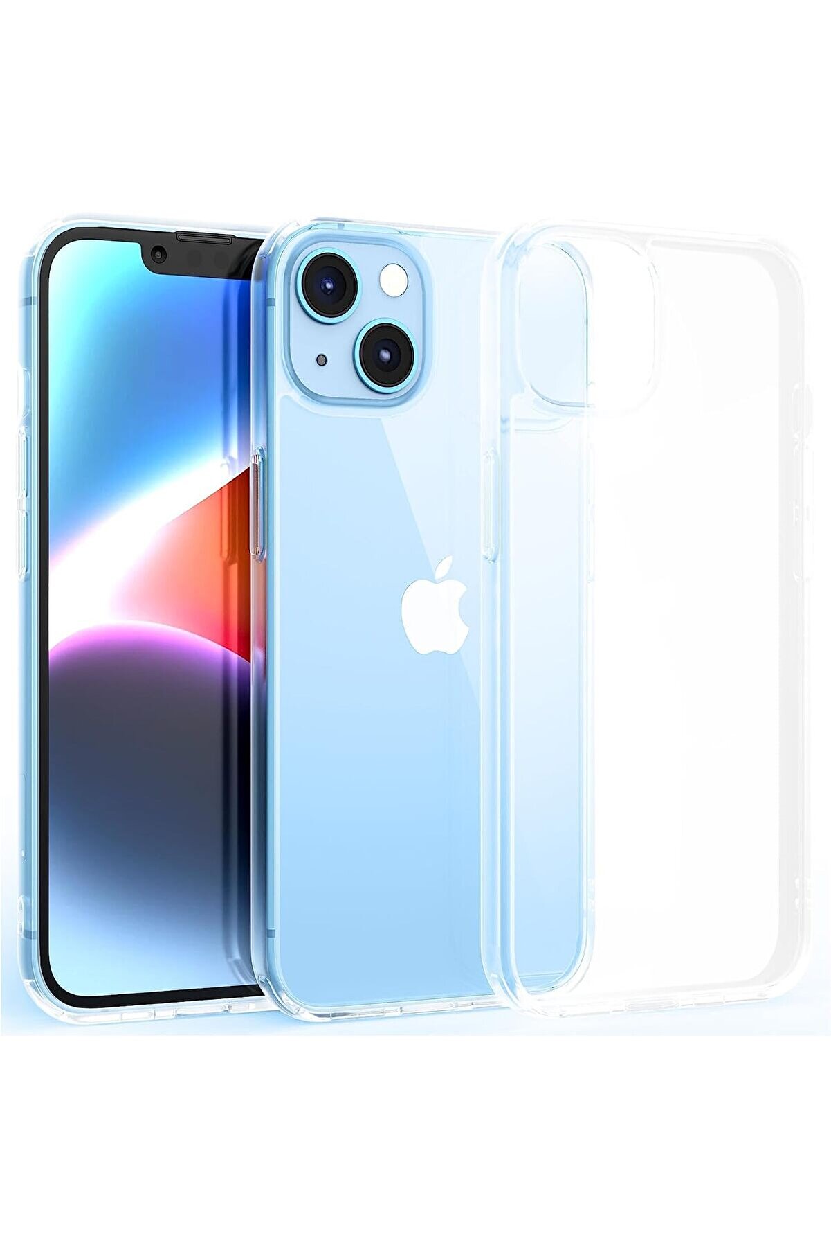 STOREMAX lvnshop 14 Uyumlu Şeffaf Kılıf 14 (6.1'') Şeffaf Silikon Kılıf, Transparent (14) 224120