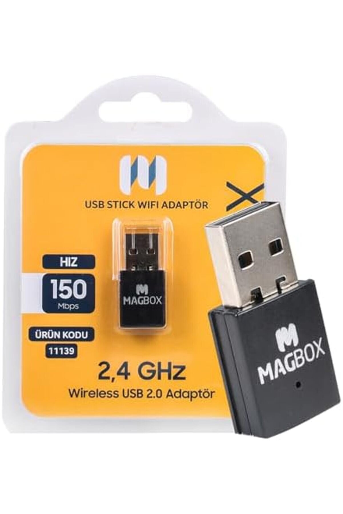 Modazone Usb Sti̇ck Wi̇fi̇, 7601 Chi̇pset, 2.4Ghz, 150 Mbps, Hd Uydu Alıcı Uyumlu Usb Sti̇ck Wi̇fi̇, 802.11