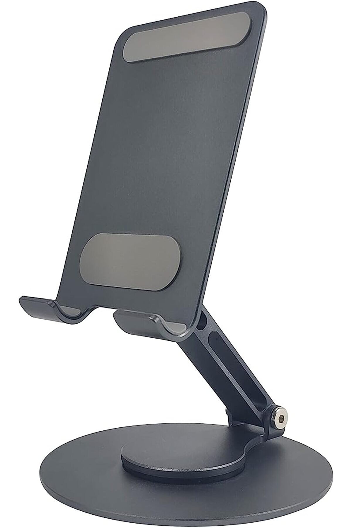 STOREMAX lvnshop Telefon Katlanabilir Çok Fonksiyonlu 360 Derece Dönebilen Metal Gray 224120