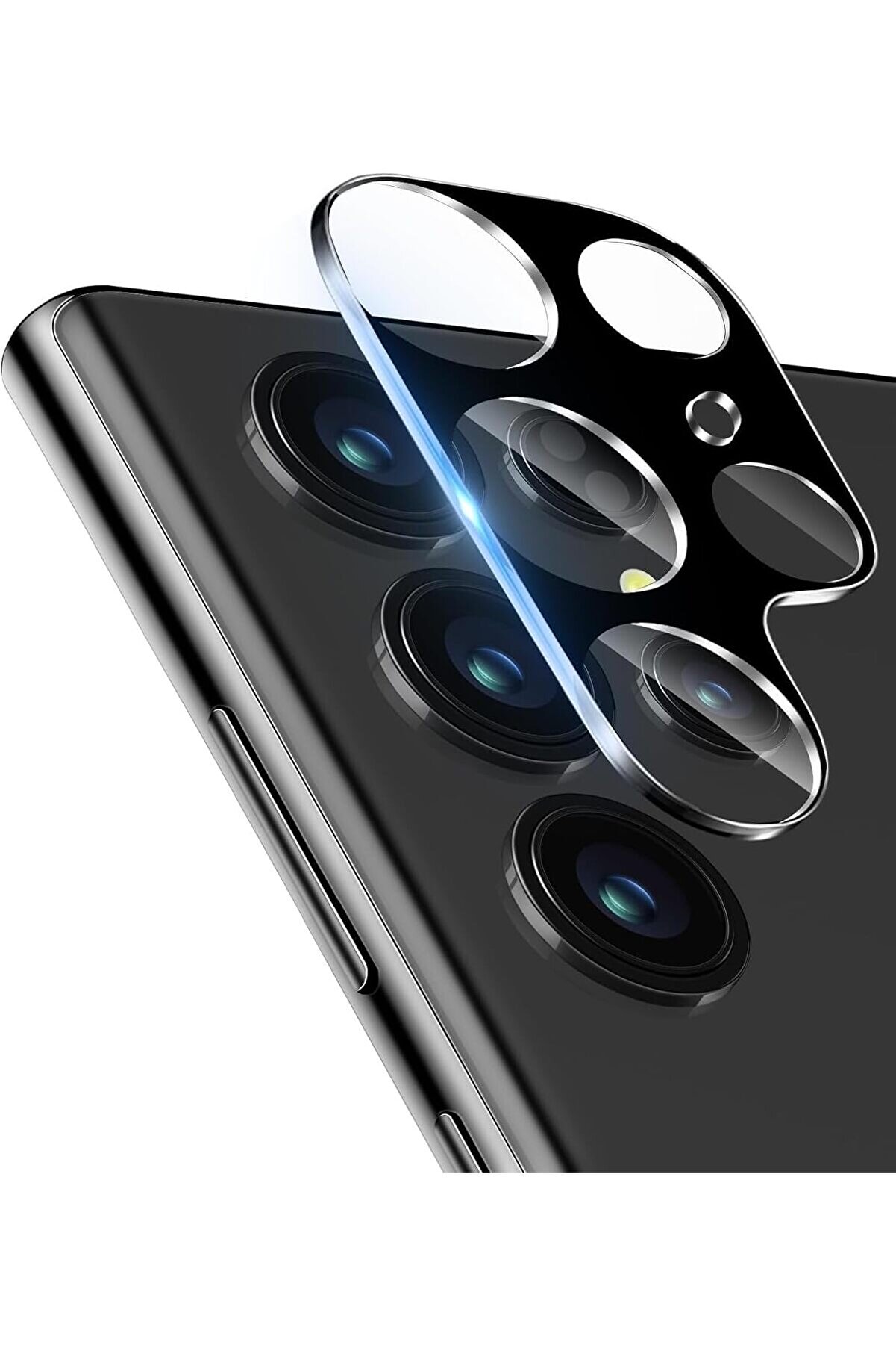 STOREMAX lvnshop S25 Ultra Uyumlu Kamera Lens Temperli Cam Kamera 9H Sertlik HD Şeffaf Kamera Lens Kapağı Cam