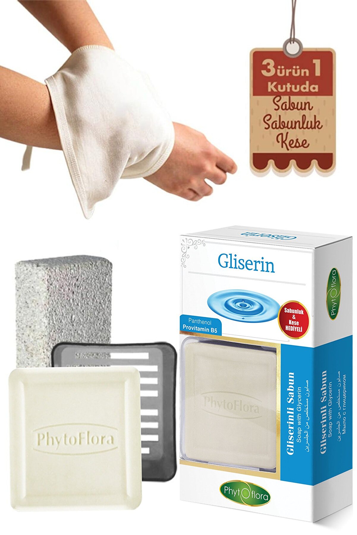 Gli̇seri̇n Sabunu Ve Banyo Kesesi̇, Katı Sabunluk