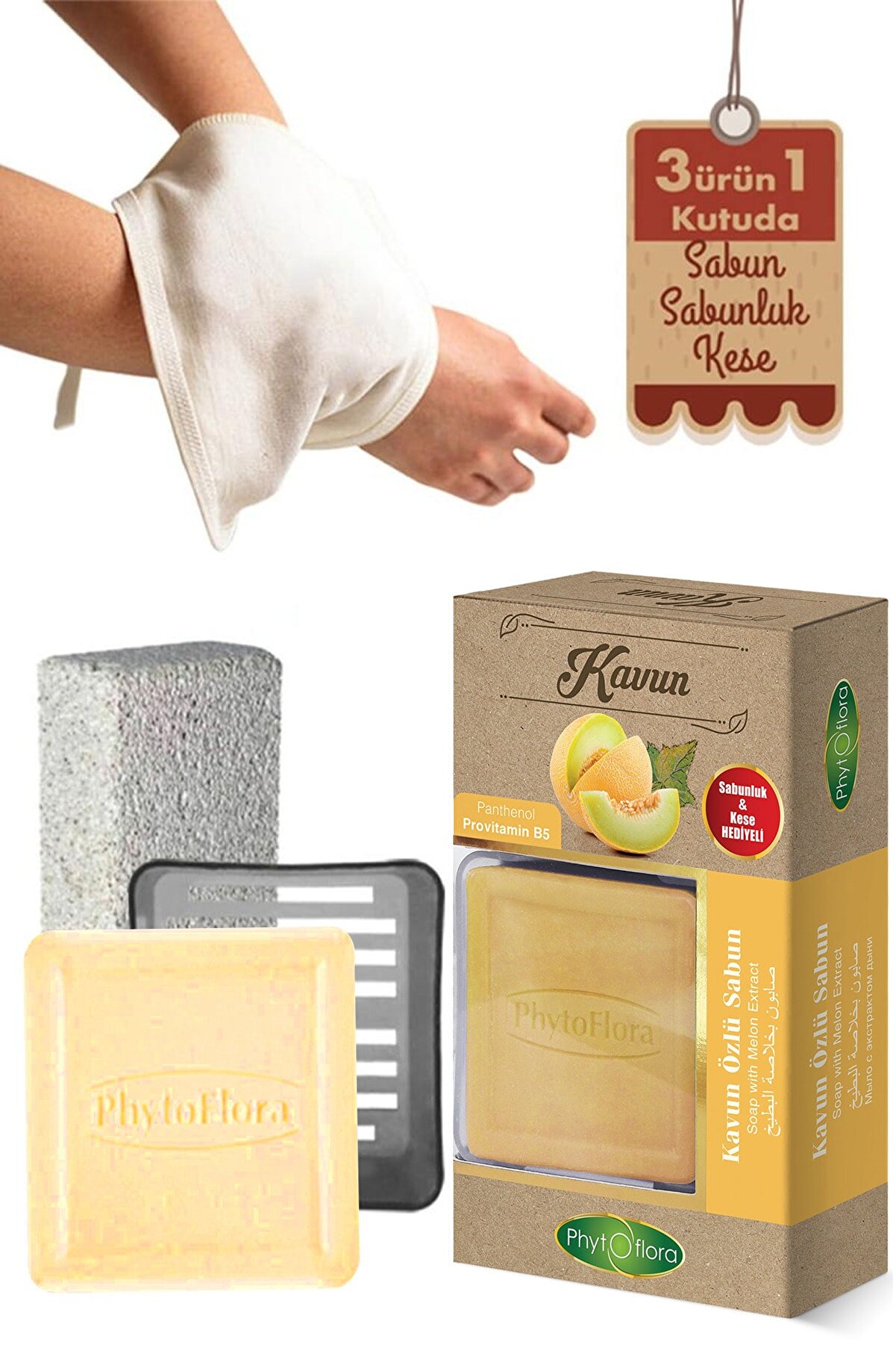 Kavun Sabunu Ve Banyo Kesesi̇, Katı Sabunluk