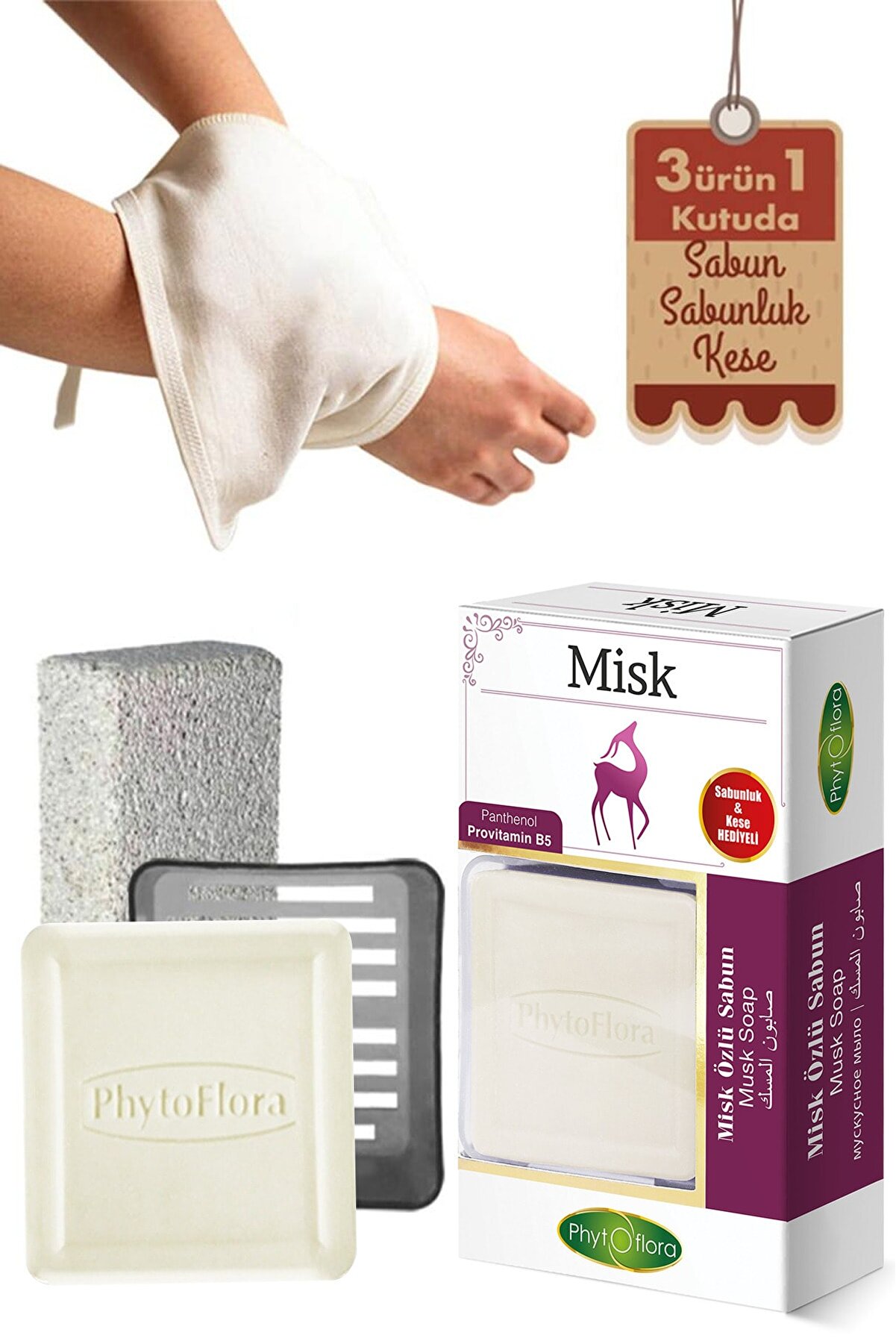Mi̇sk Sabunu Ve Banyo Kesesi̇, Katı Sabunluk