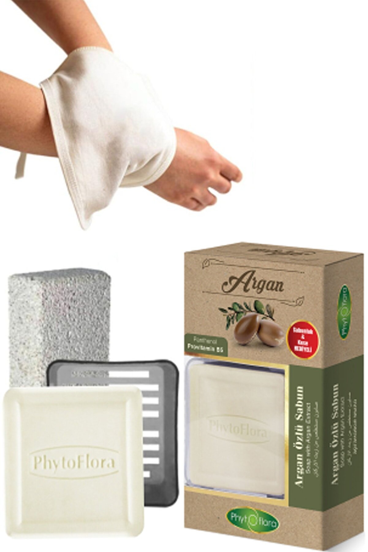 Argan Sabunu Ve Banyo Kesesi̇, Katı Sabunluk