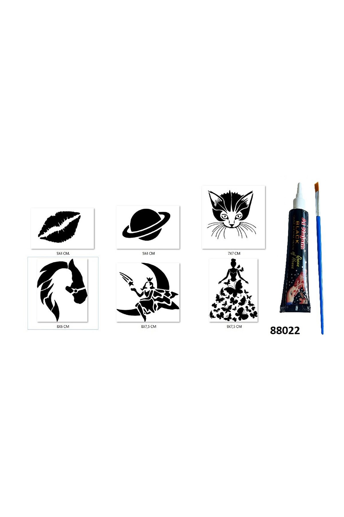 Ai̇rbrush Tattoo Rüya Modelleri̇ Hi̇nt Kınasıyla Geçi̇ci̇ Dövme Yapma Seti̇