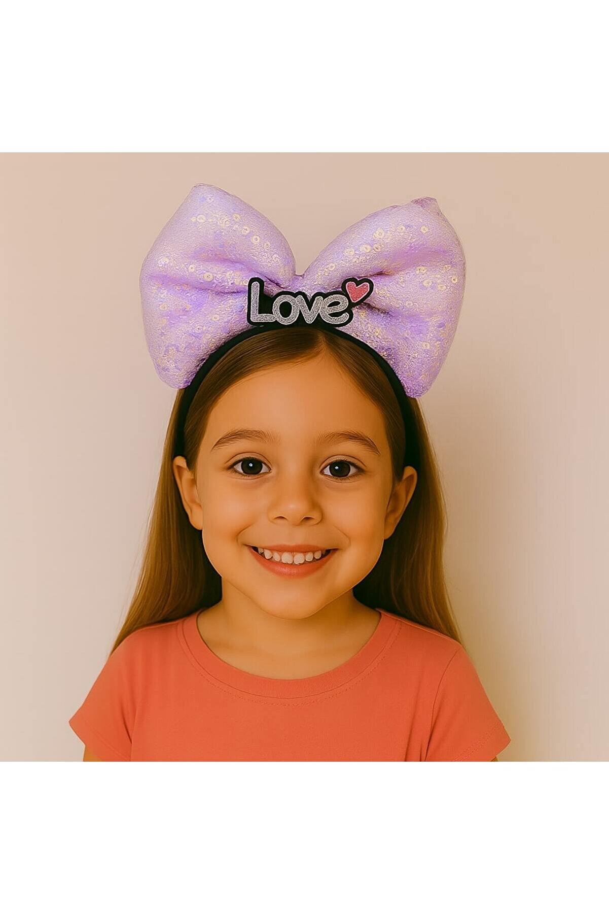 Go İthalat Led Işıklı Love Yazılı Mor Fi̇yonk Ta&ccedil; - Kız &Ccedil;ocuk Parti̇ Tacı (5258)