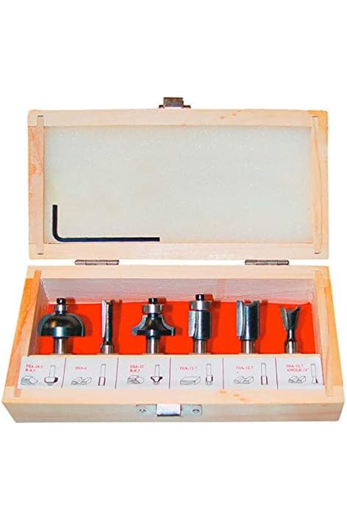 Brfshop 58315 Freze Uç Seti̇, 6 Parça 1165984