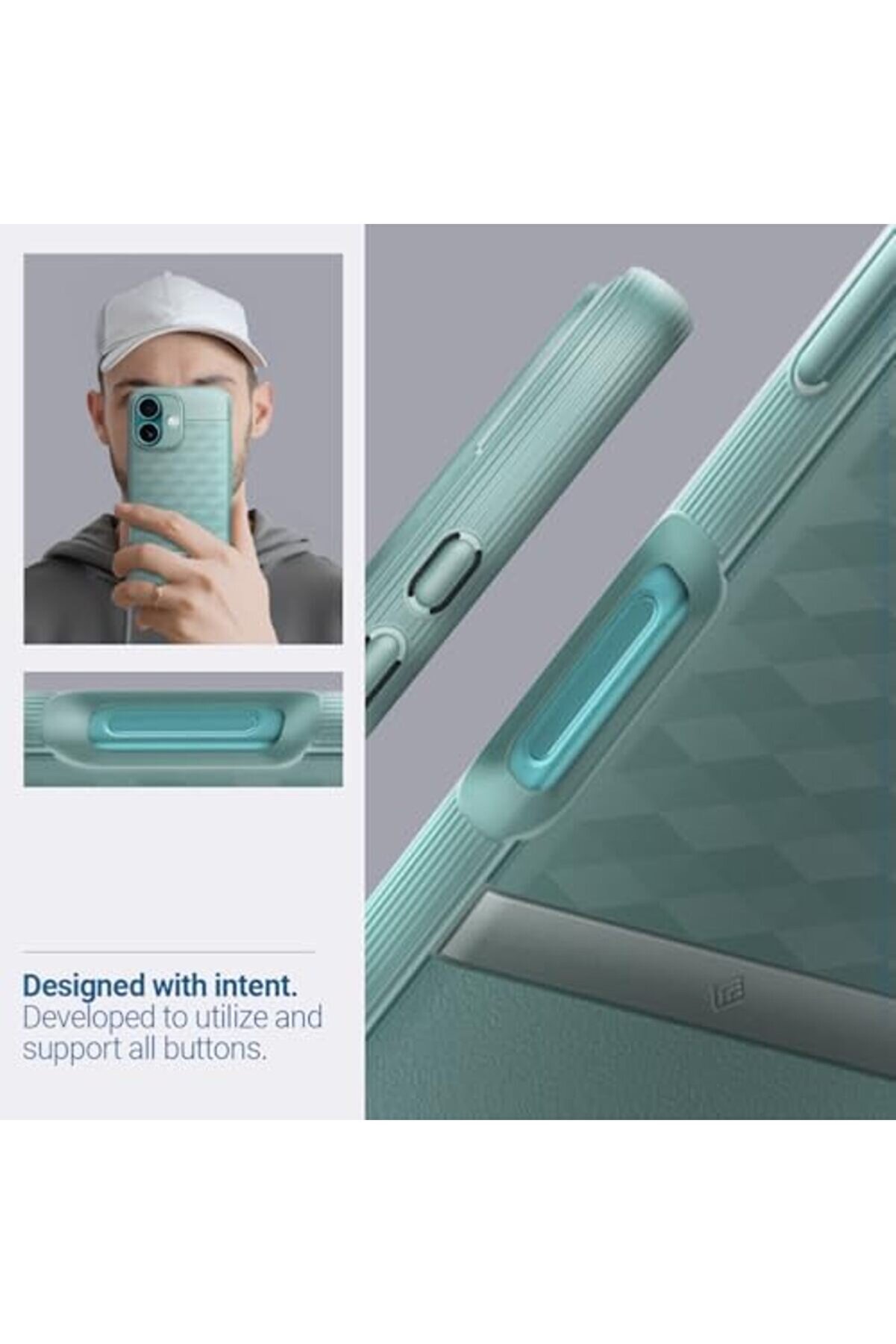 Lvnshop 16 Kılıf Mag Hava Kanalı Teknoloji̇si̇™ Askeri̇ Sınıf Koruma 3 Boyutlu Tasarım Kapak - Acs08233