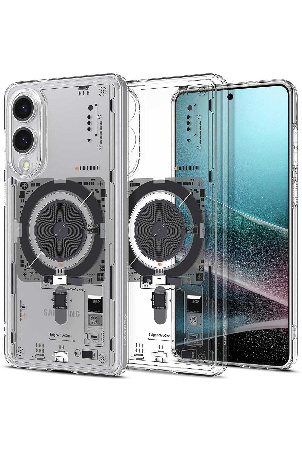 STOREMAX oskyshopc S25 Edge ince Kılıf Ultra Sararma Karşıtı DuraClear™ Hava Kanalı Teknolojisi™ Askeri Sınıf