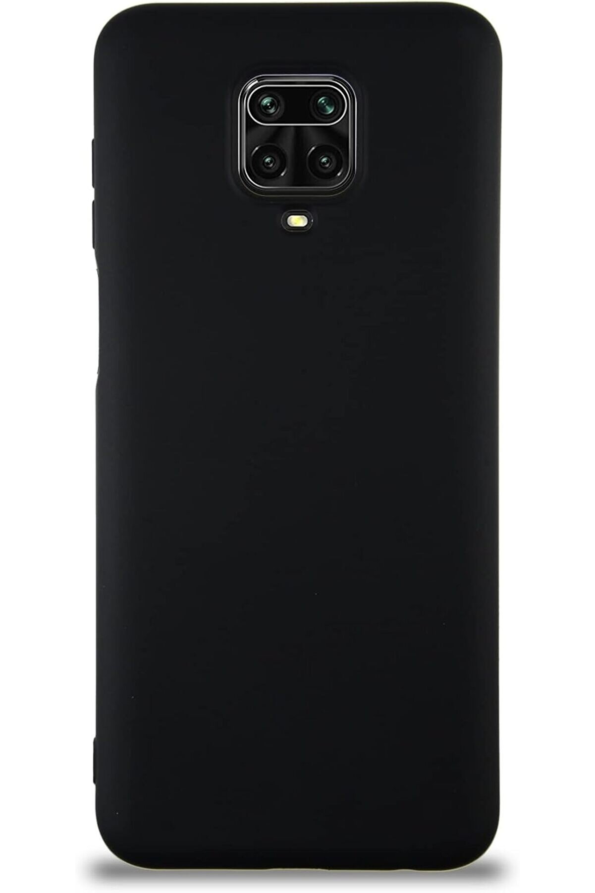 STOREMAX lvnshop İletişim 9 Pro ile Uyumlu Kapak ile Uyumlu İ&ccedil;i Kadife Lansman Silikon Kılıf - Siyah 224120