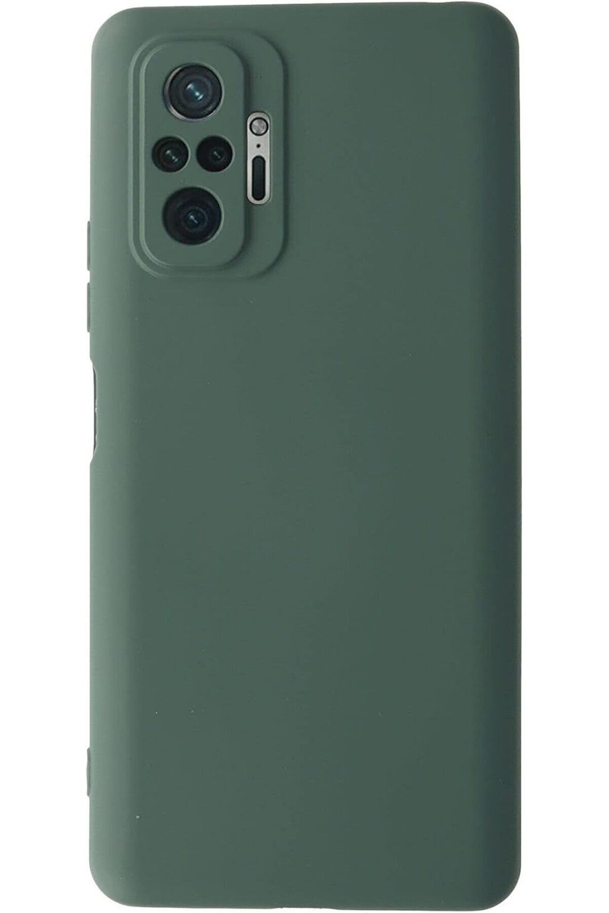 STOREMAX lvnshop İletişim 10 Pro ile Uyumlu Kapak İ&ccedil;i Kadife Kamera Korumalı Lansman Silikon Kılıf - Yeşil 2