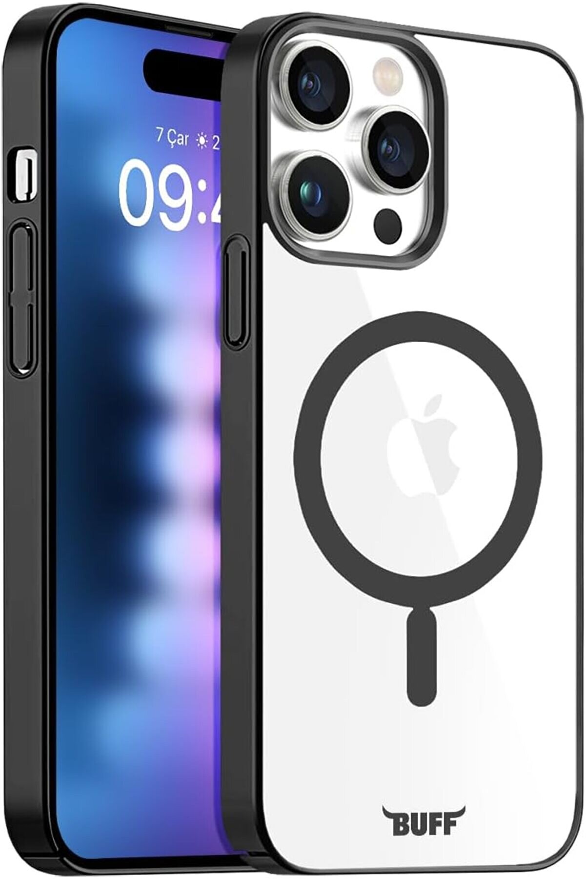 STOREMAX buybeam LABS 15 Pro Max ile Uyumlu Uyumlu Slim Fit Kılıf Kablosuz Şarj Destekleyen Sararmaya Karşı K