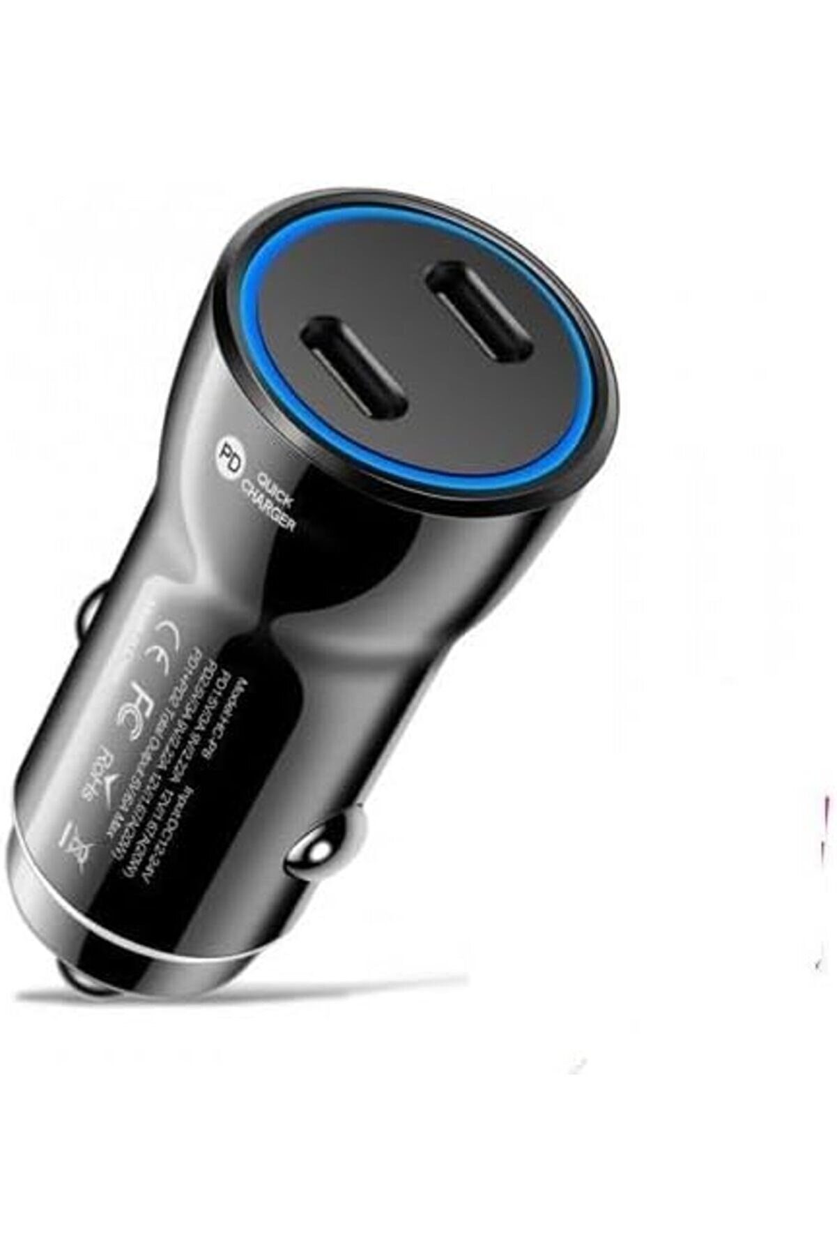 STOREMAX polysight 60W Turbo Araç Şarjı 2 Type-c Girişli Şarj Akım Korumalı Araç Çakmaklık Şarjı 12v-24v Araç