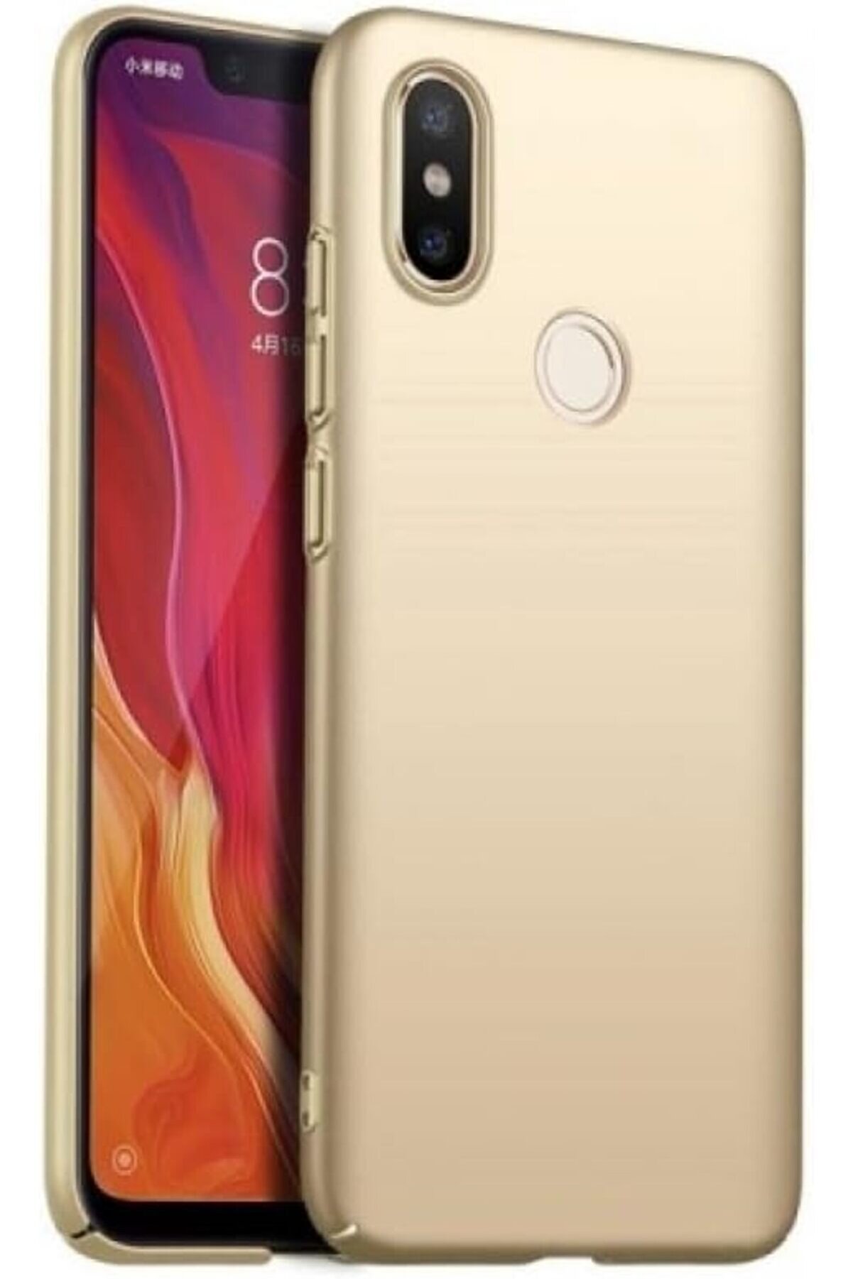 STOREMAX Mi 8 Uyumlu Sert Rubber Silikon Kılıf ( Rengi)