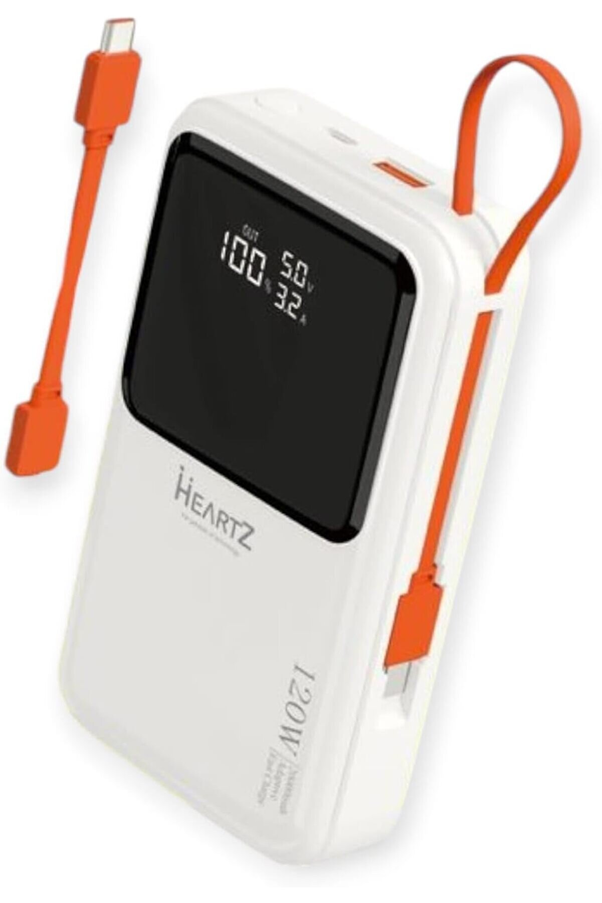 STOREMAX lvnshop H007 20000 MH PD 45W ve USB 120W HIZLI ŞARJ DAHİLİ TYPE C VE LİGHTNİNG KABLOLU DÜNYA STANDAR