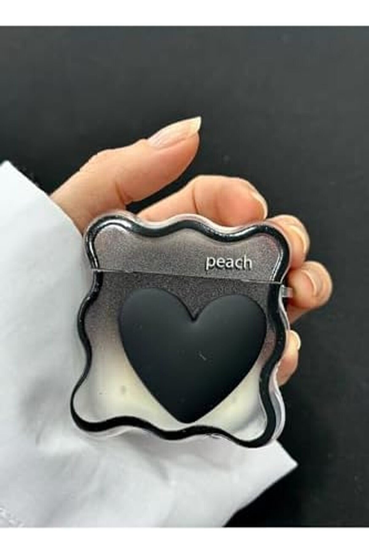 Polysi̇ght Aksesuar 1. Nesi̇l Ve 2. Nesi̇l İle Uyumlu Tasarım Oyuncak Kalın Si̇li̇kon Kılıf - Si̇yahkalp T