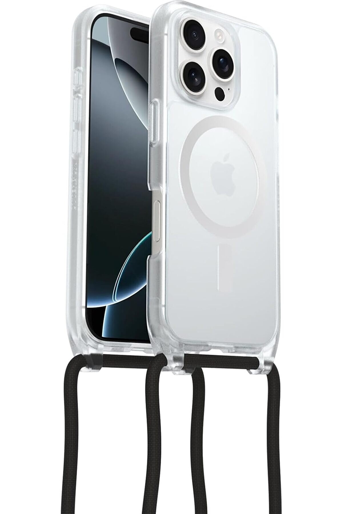 STOREMAX lvnshop 16 Pro Uyumlu React Kolye Kılıfı, Ayarlanabilir ve Cep Telefonu Zincirine Sahip Ultra, Kılıf