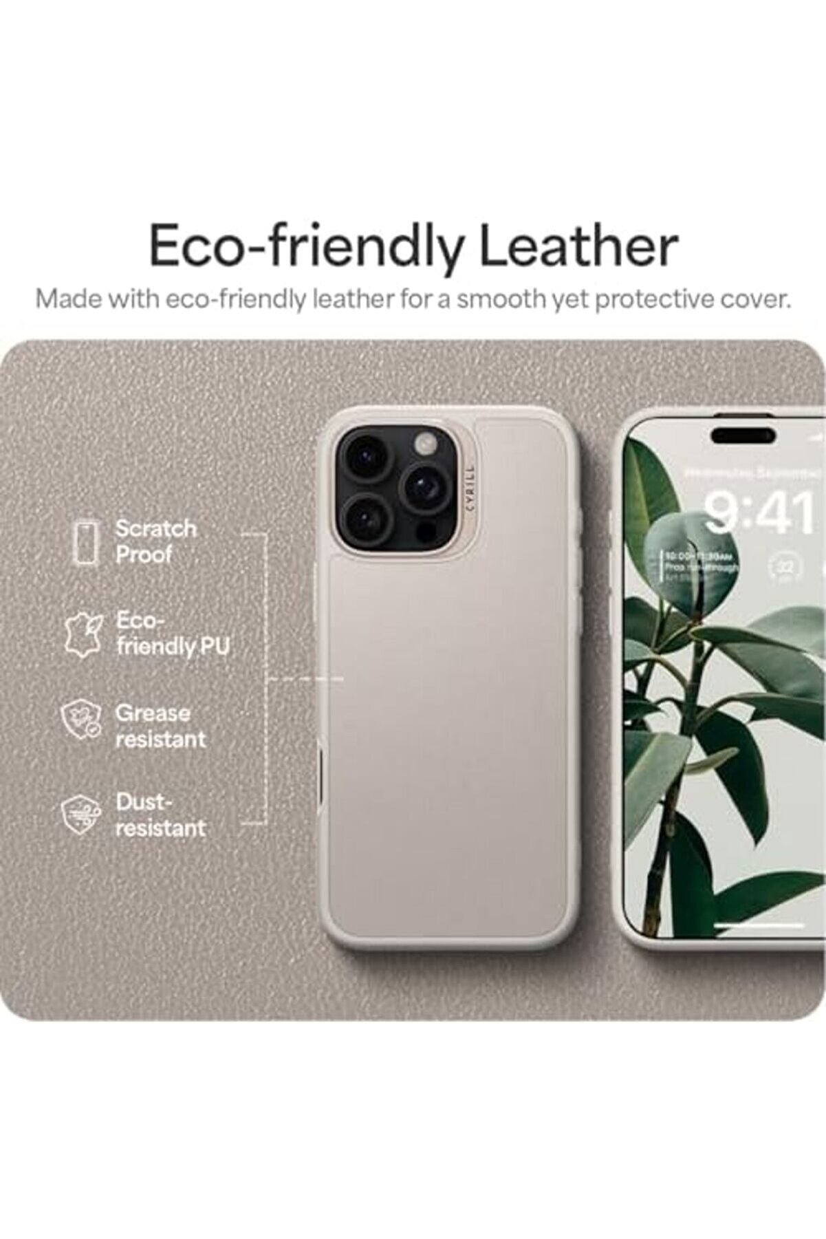 Modaflux Ci̇el By 16 Pro Max Kılıf Kajuk Mag Hava Kanalı Teknoloji̇si̇™ Askeri̇ Sınıf Koruma Cream Vegan