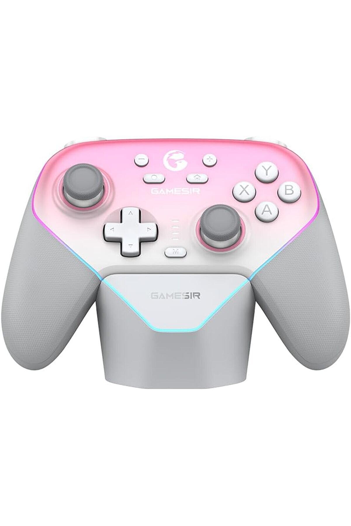 Aclyashop Super Gami̇ng Controller For Pc/Swi̇tch/İos/, Hall Effect Sti̇ck & Tri̇gger, Rubberi̇zed Gri̇ps,