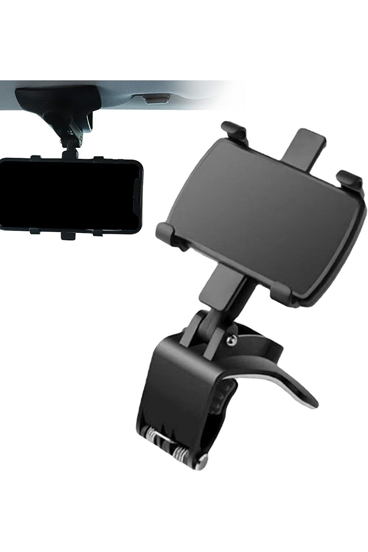 STOREMAX aclyashop Araç Gösterge Paneli Telefon Tutucu – 360° Döner Klipsli Cep Telefonu Tutucu, Evrensel Gös