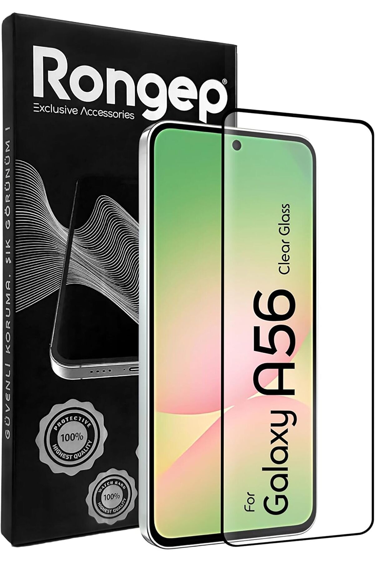 STOREMAX lvnshop A56 İçin Ekran -Static Temperli Cam 9H Sertliğinde Ekranı Kaplayan Görüntü Kalitesini ve Dok