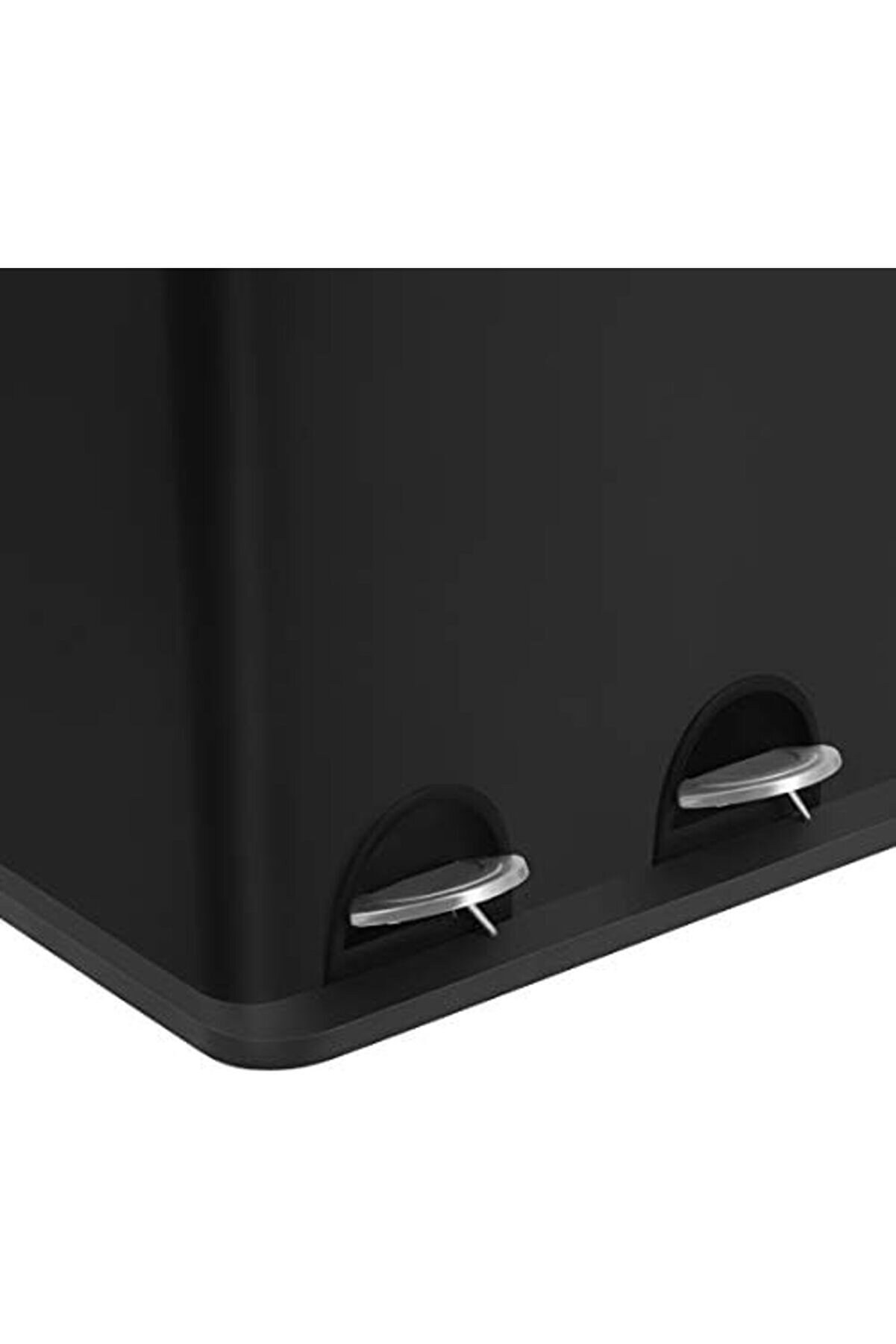 Snshop 54 Li̇tre Mutfak Çöp Kutusu Pedallı Çöp Kovası, 3 Bölmeli̇, İç Kovalar Ve Atık Ayırm