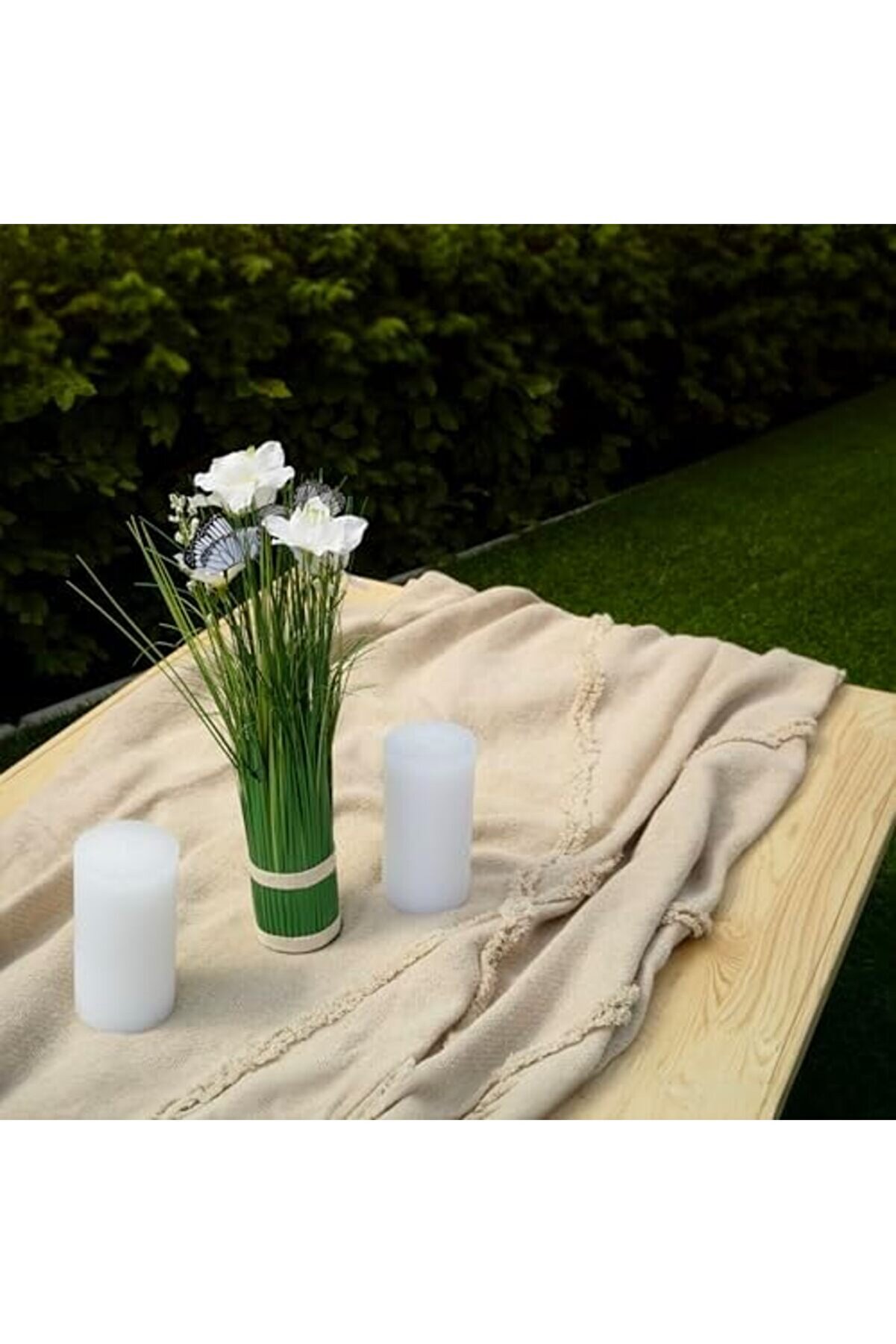 Aclyashop Katlanır Kamp, Pi̇kni̇k Ve Bahçe Masası 70X150 Cm - Ham Renk 1058548