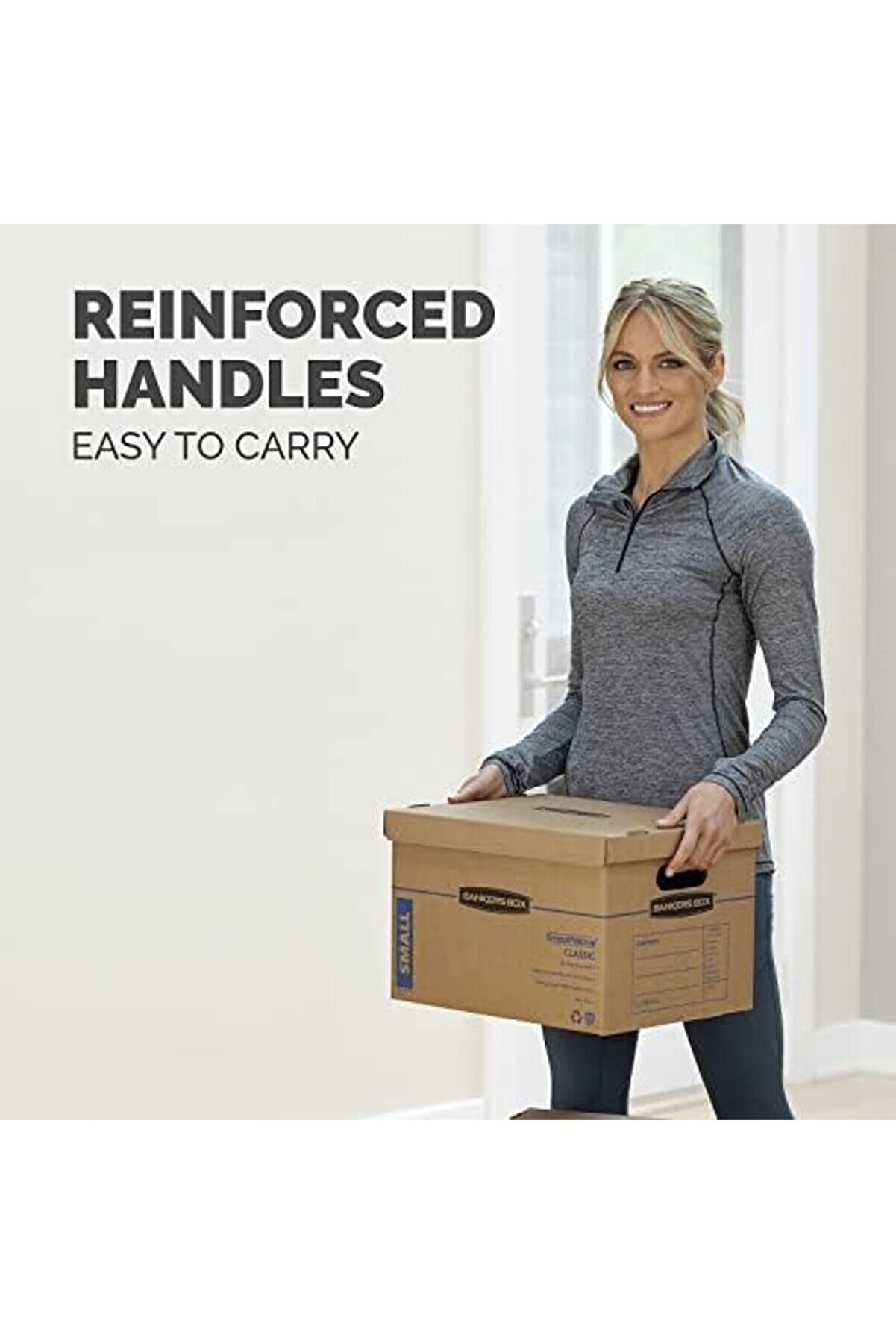 Snshop Box Smoothmove Klasi̇k Küçük Taşıma Kutuları, 20 Li̇ Paket, Bantsız Montaj, Kolay Taşı