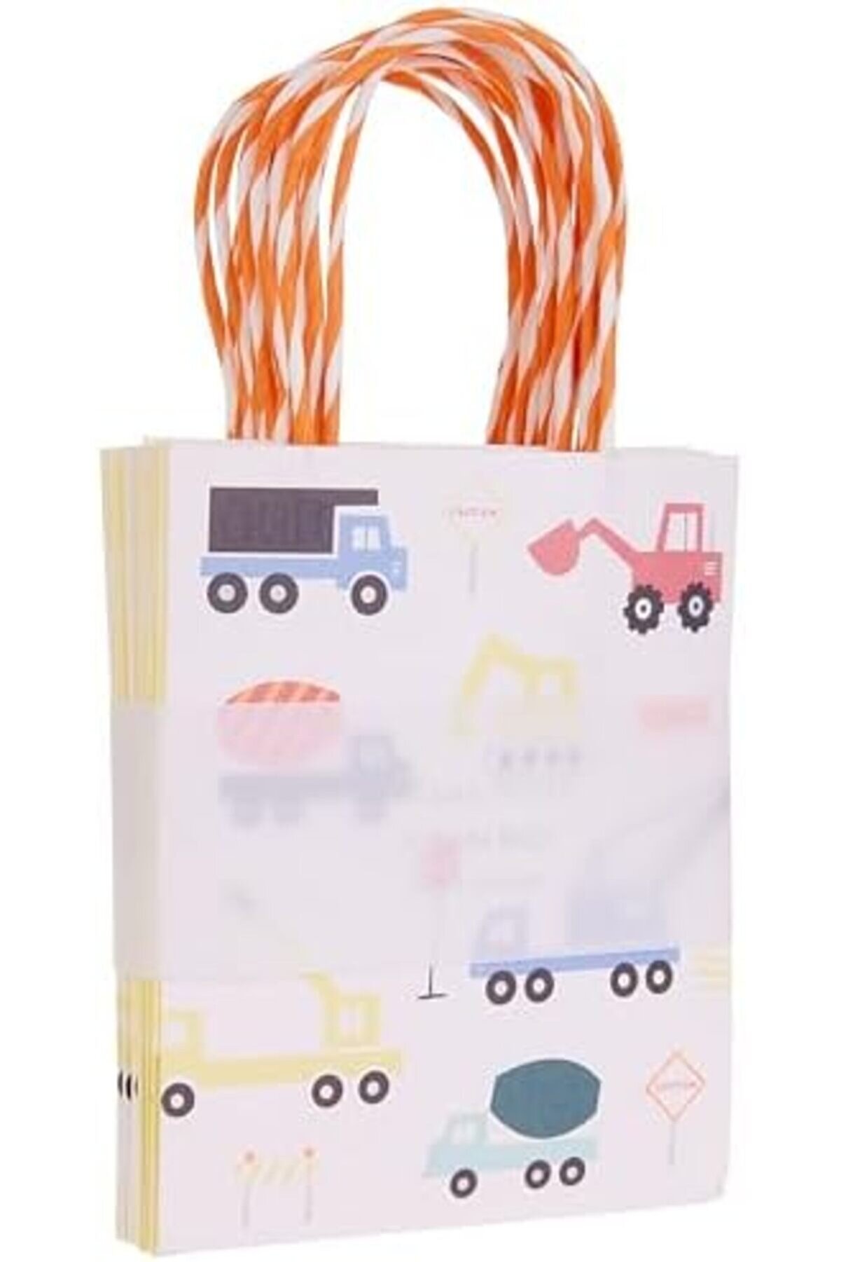G&ccedil;avm Meri̇ - Constructi̇on Party Bag - İnşaat Parti̇ &Ccedil;antaları - 8 Li̇ Shopg&ccedil; 1174074