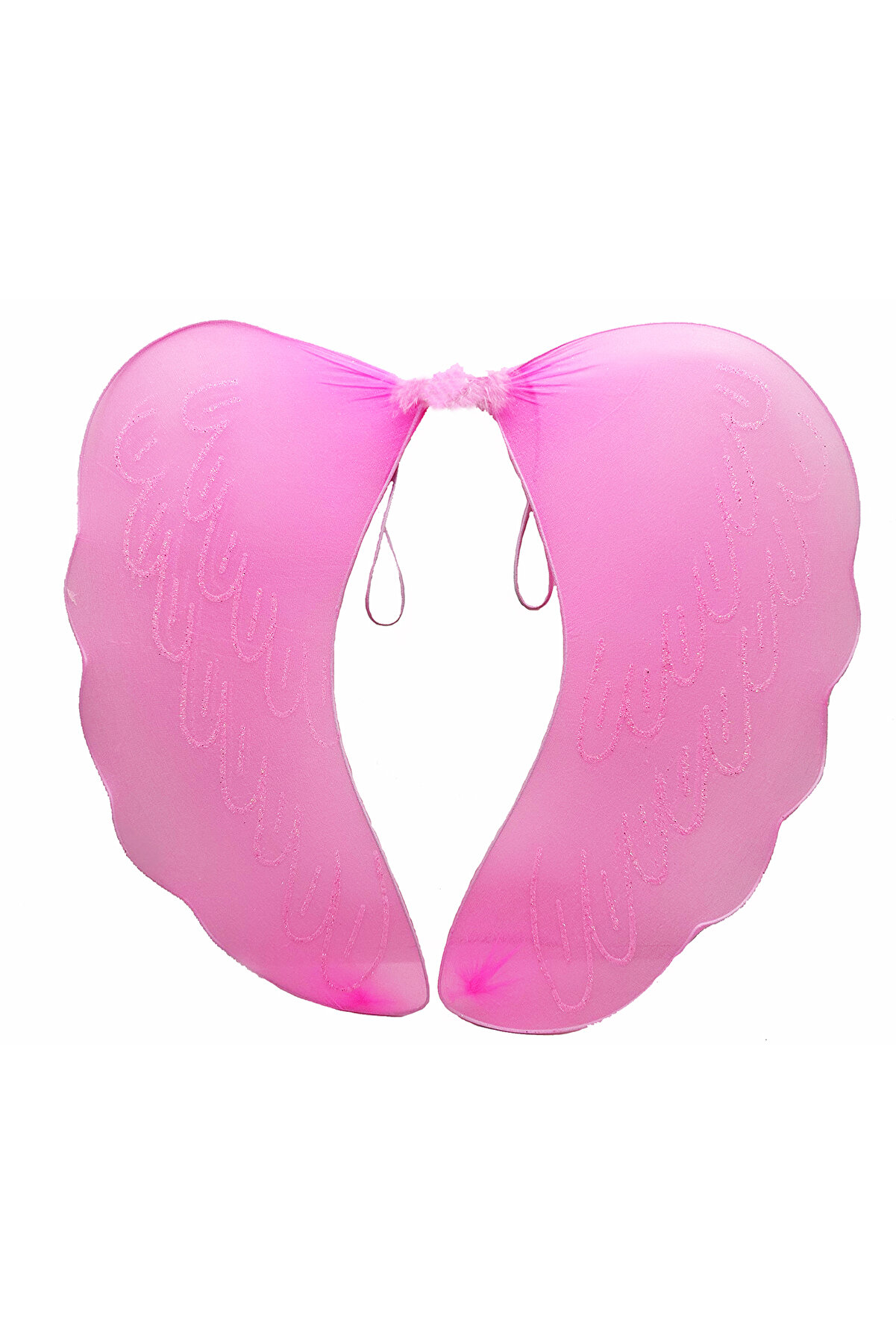 Go İthalat Pembe Renk Ortası Pembe T&uuml;yl&uuml; T&uuml;l Peri̇ Kanadı 40X50 Cm (4457)