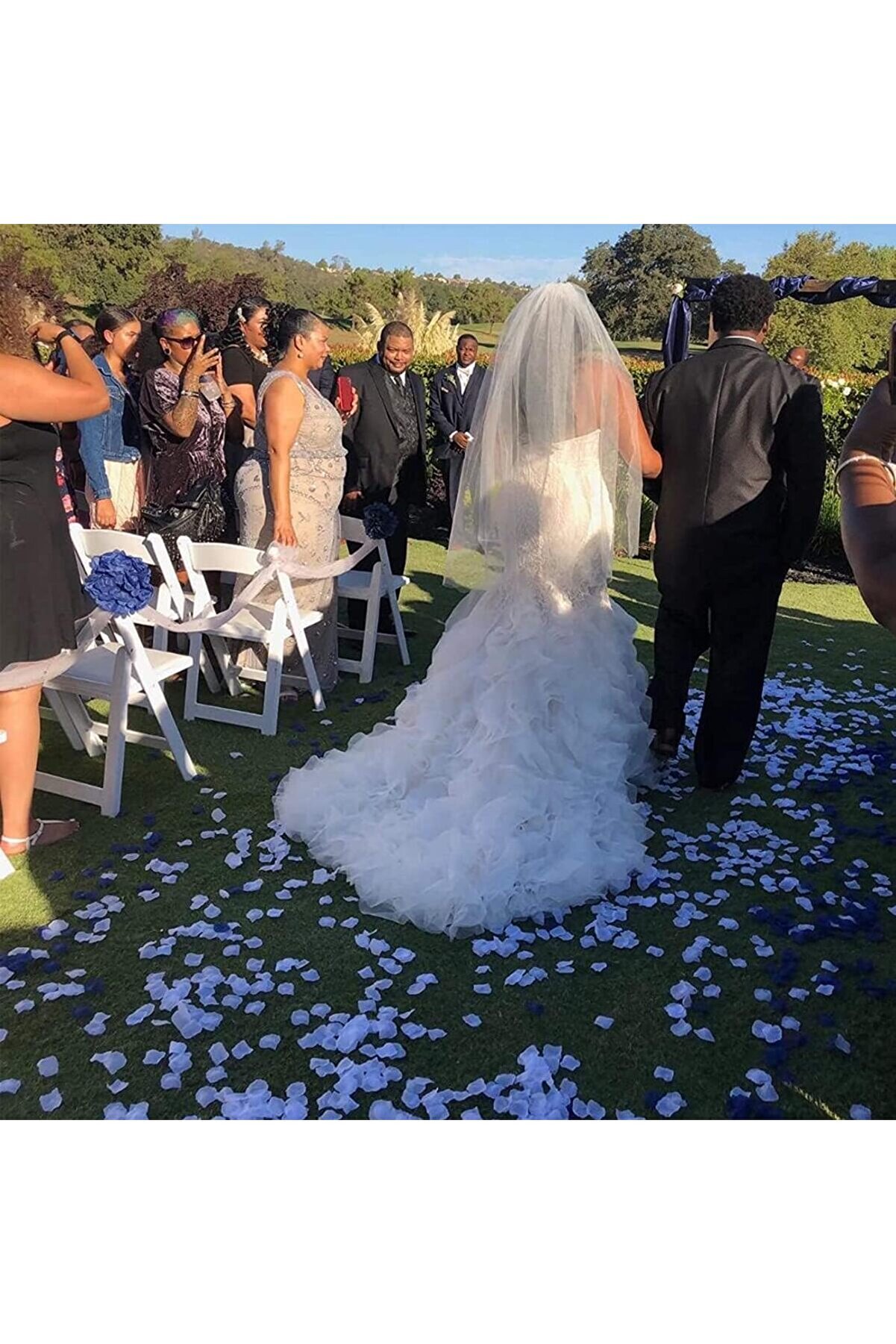 Ethab Ti̇caret Beyaz Renk G&uuml;l Yaprağı - 5 Paket 500 Adet