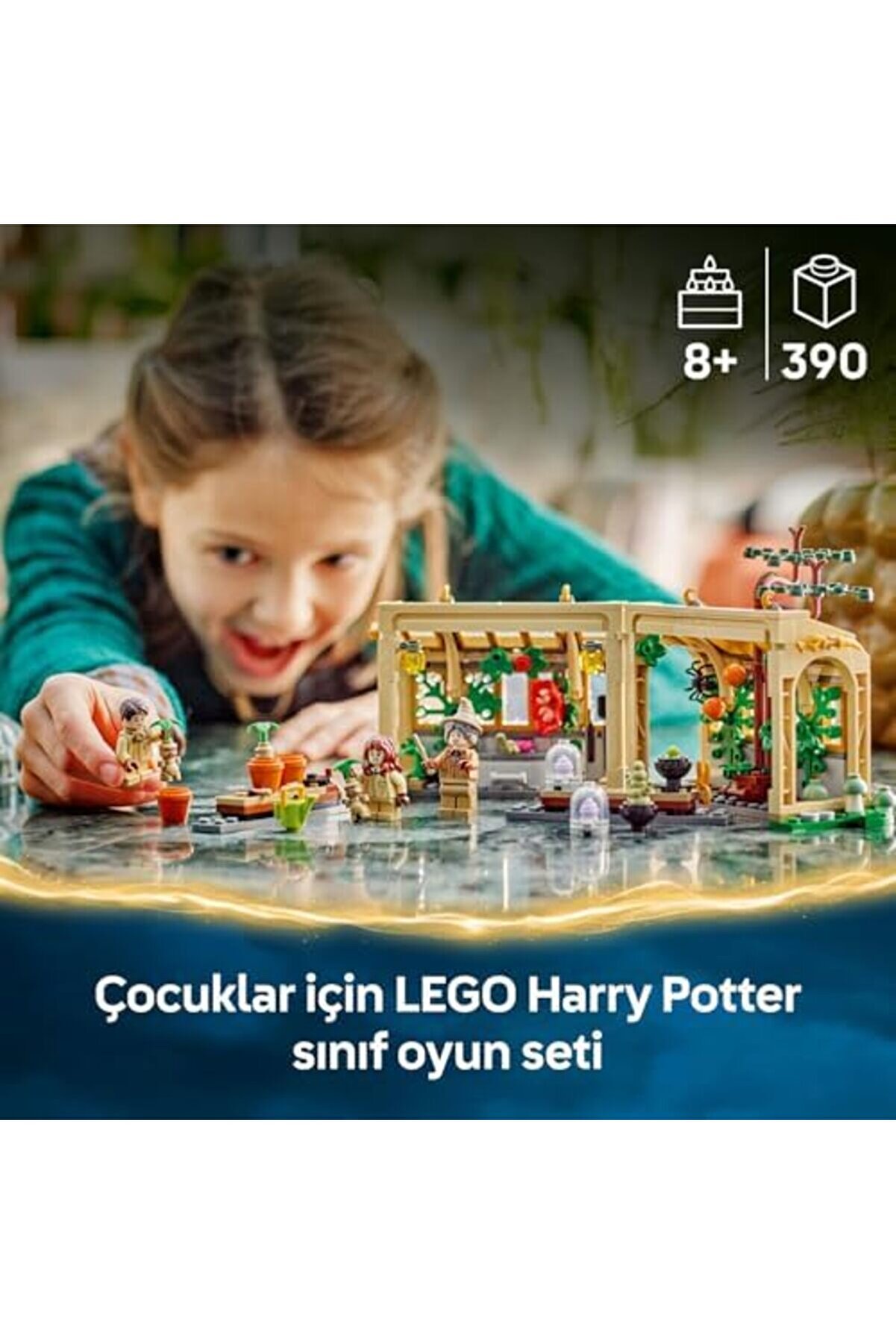 Buybeam Potter Hogwarts Şatosu Bi̇tki̇bi̇li̇m Dersi̇ 76445-8 Yaş Ve &Uuml;zeri̇ Kız Ve Erkek &Ccedil;ocuklar İ&ccedil;i̇n 3 A