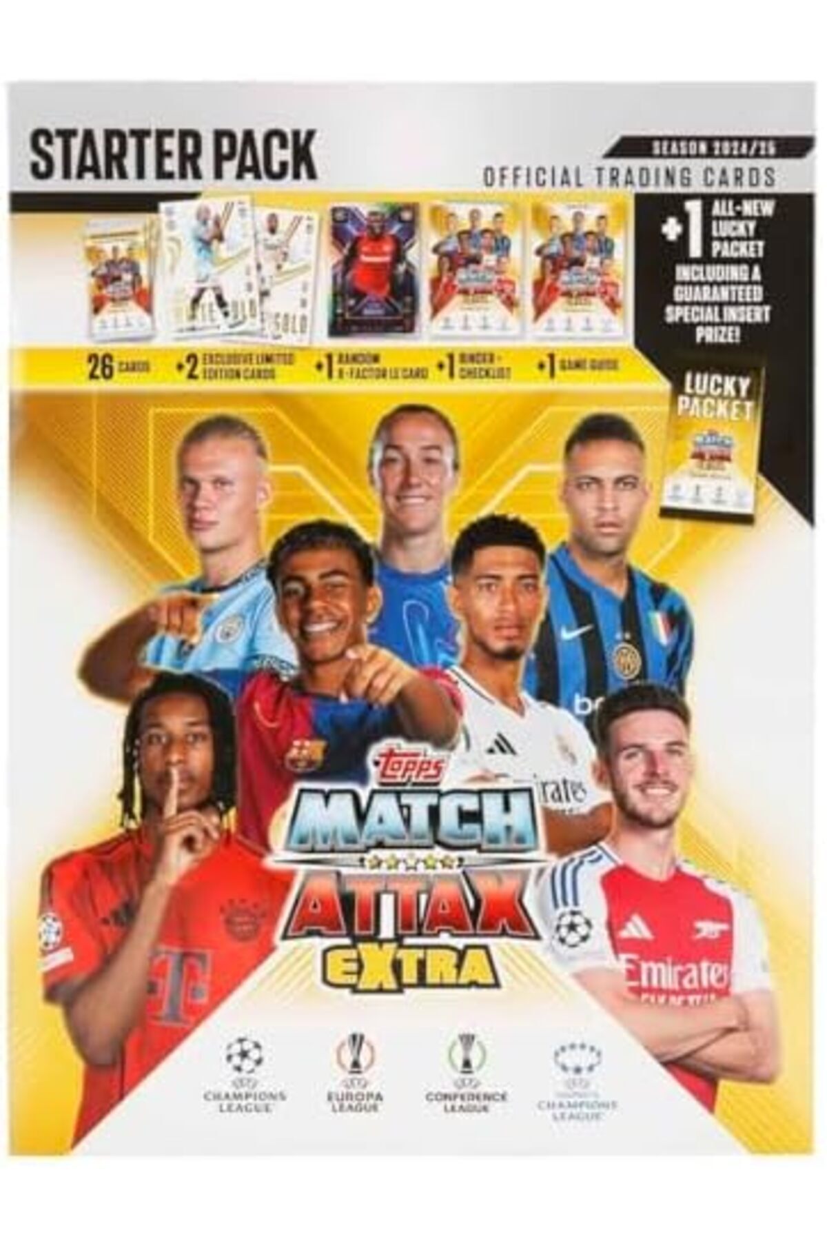 Trendymr Match Attax Extra 24/25 Extra Speci̇al Starter Pack (Album, 29 Cards + 3 Le Kartı Dahi̇l) L