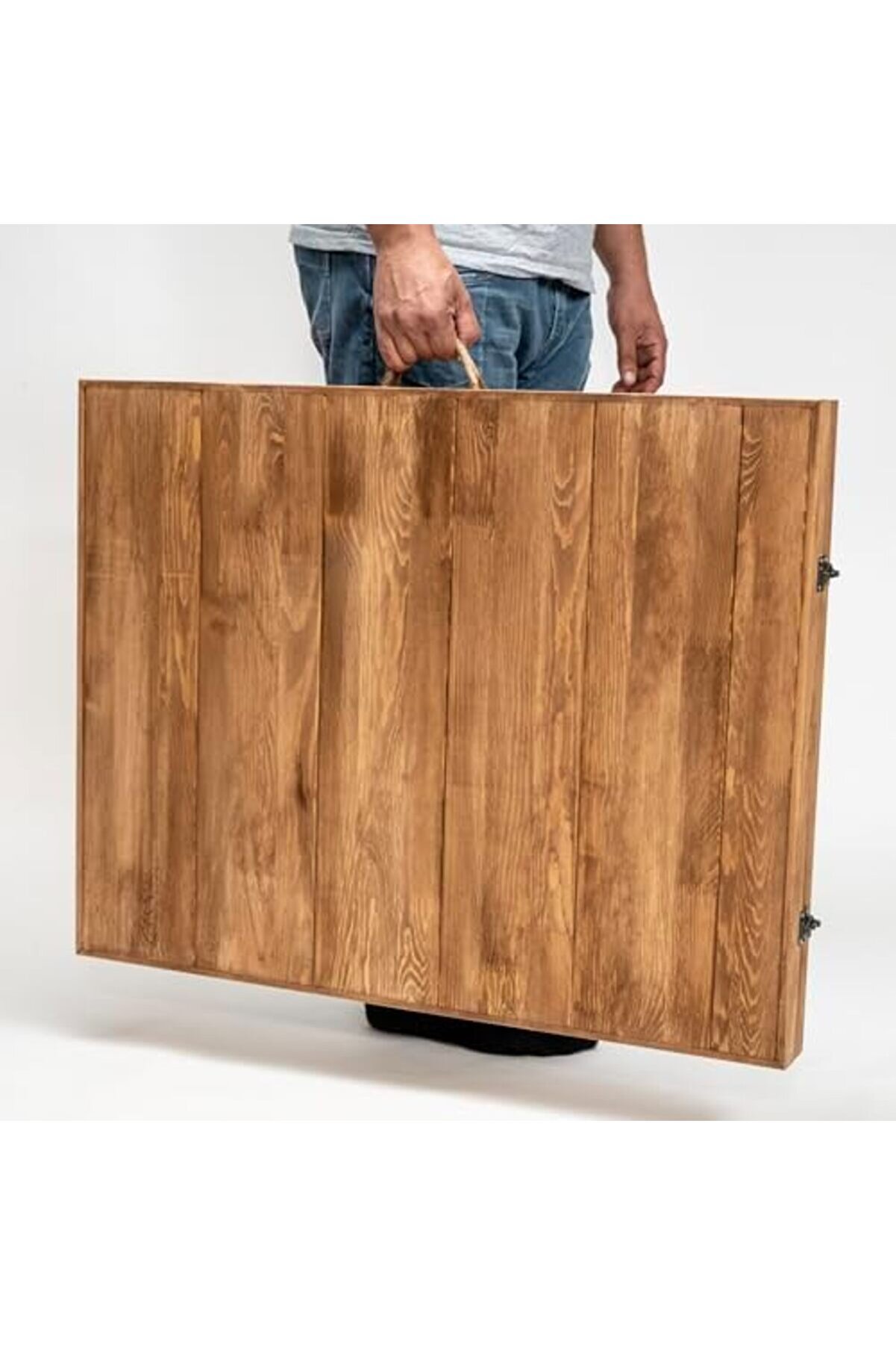 Katlanır Kamp, Pi̇kni̇k Ve Bahçe Masası 75X180 Cm - Cevi̇z Renk