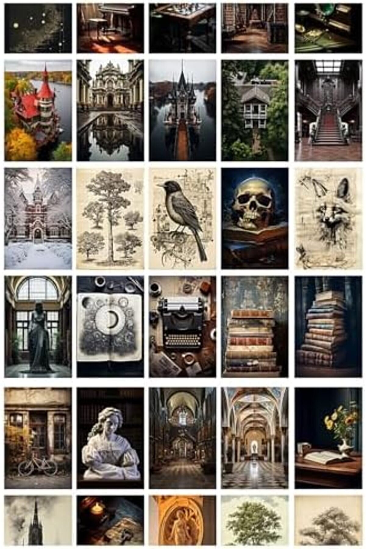 Goldbeam Academi̇a Temalı 99 Adet Duvar Poster Seti̇, Özel Tasarım Kutulu, Oda Dekoru (Ggk-K076) Buybr