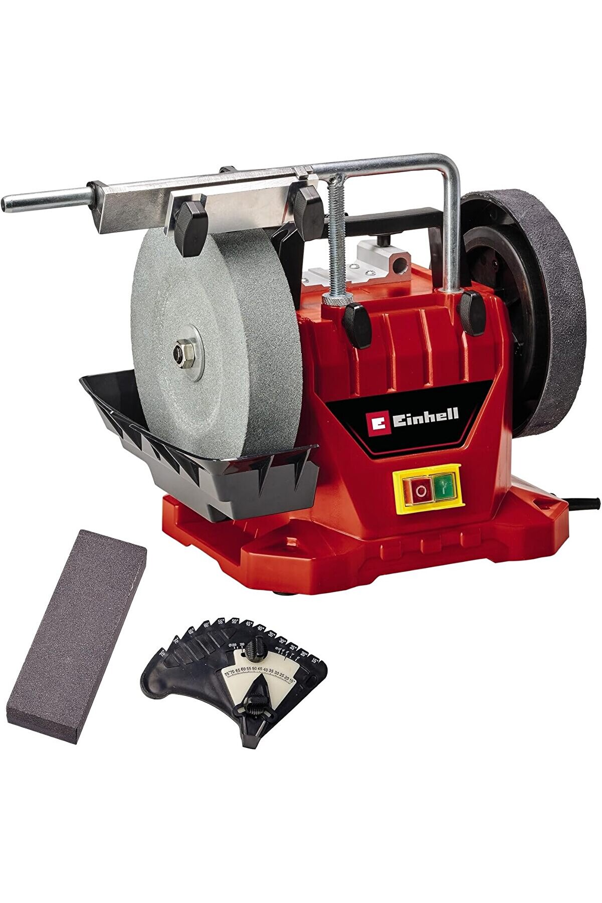 STOREMAX lvnshop Taş Motoru - Islak TC-WG 200 (125 W, paslanmaz su tankı, taşlama taşı, açı ölçer, çok amaçlı