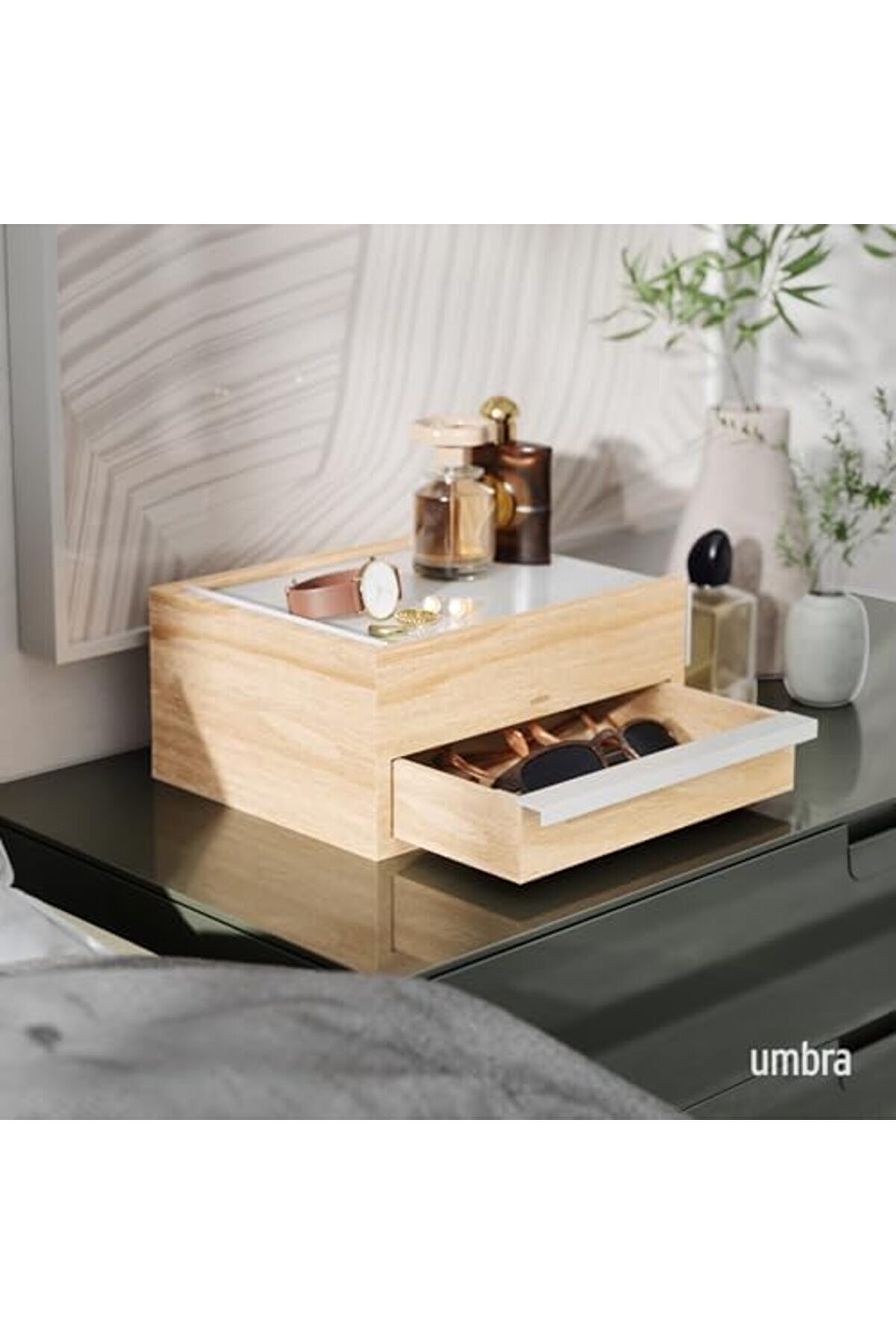 Tknszrshop Twi̇tter Tasarım Takı Kutusu Modern Takı Kutusu Secret Çatı Yüzükler, Bi̇lekli̇kler,