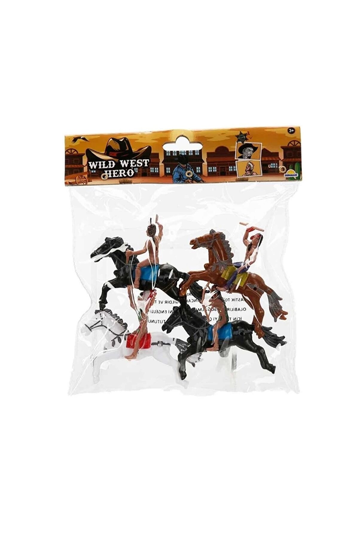 4960 Sun-Rst-Wes-Kovboy Oyun Set Poşetli̇ Krtl 2A