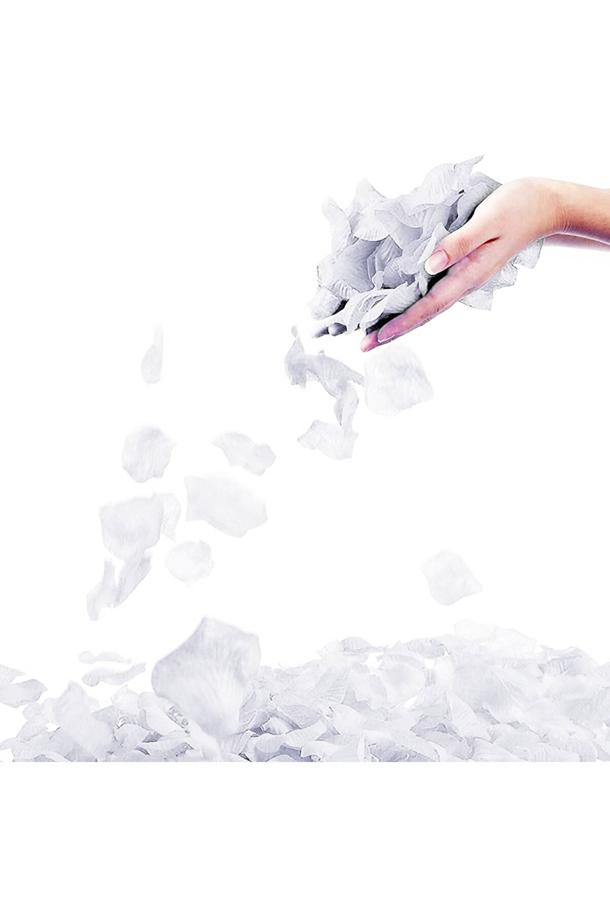 Ethab Ti̇caret Beyaz Renk G&uuml;l Yaprağı - 10 Paket 1000 Adet