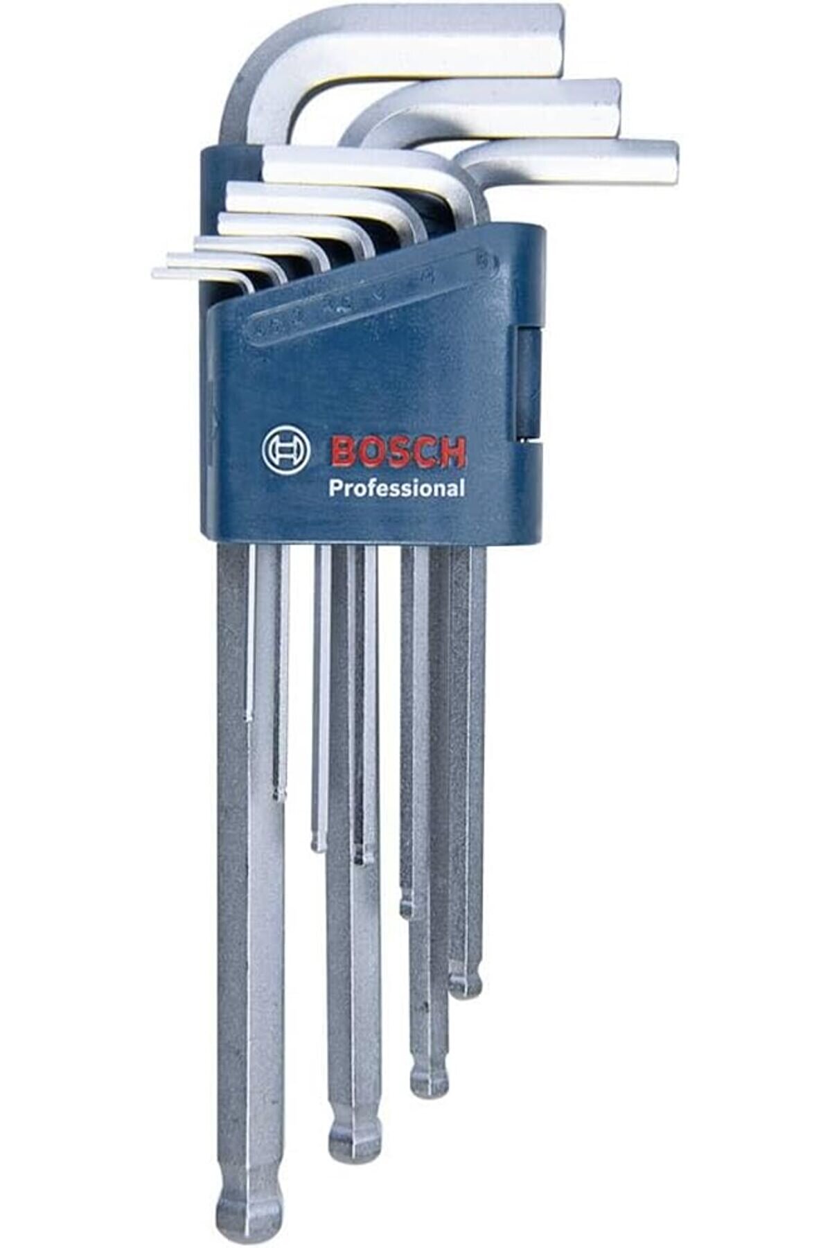 STOREMAX modaflux Professional anahtar seti 1600A01TH5, HEX 9 parça açılı anahtar, 1.5-10.0 mm, mavi polynova