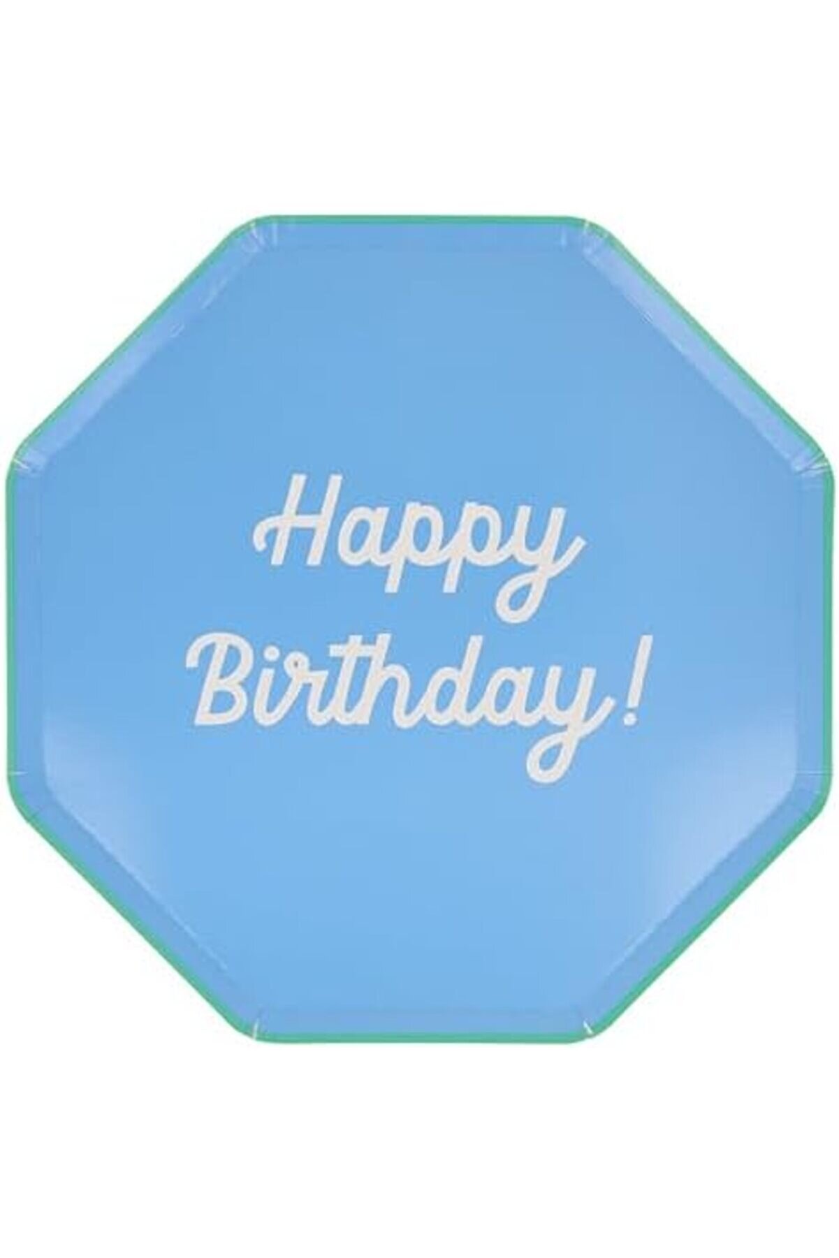 Happy Bi̇rthday Tabaklar - L - 8 Adet