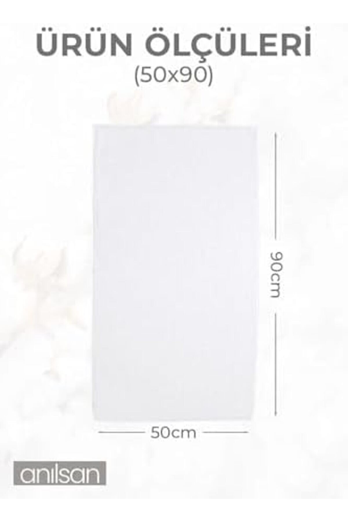 Sellbuyst 6 Lı Beyaz El Havlusu - 50X90 Cm, 225 Gr,%100 Pamuk, Spa Ve Otel Havlusu, Günlük Kullan