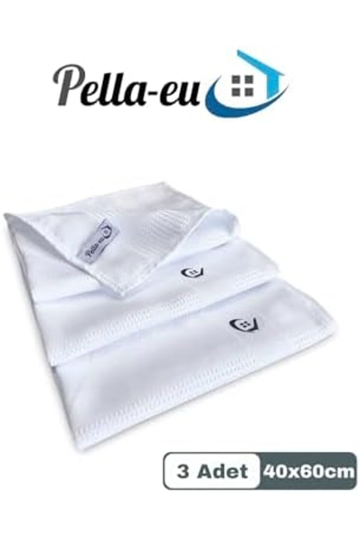 Snshop Mi̇krofi̇ber Temi̇zli̇k Bezi̇, 3 Lü Set, 40X60 Cm, Beyaz, Cam Ve Genel Temi̇zli̇k İçi̇n 467437