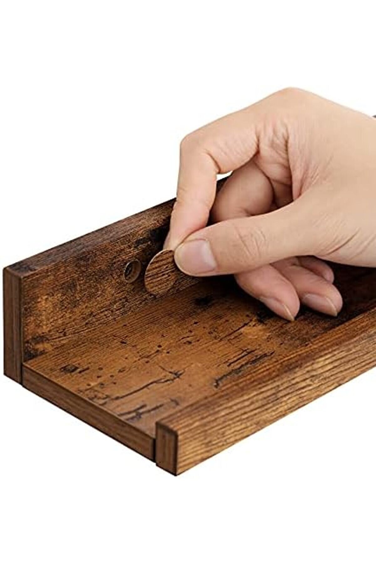 Lvnshop Duvar Rafları, 3 Lü Set, Yüzer Raflar, Uzunluk 38 Cm, Dekorati̇f Öğeler, Kavanozları Ve Resi̇m