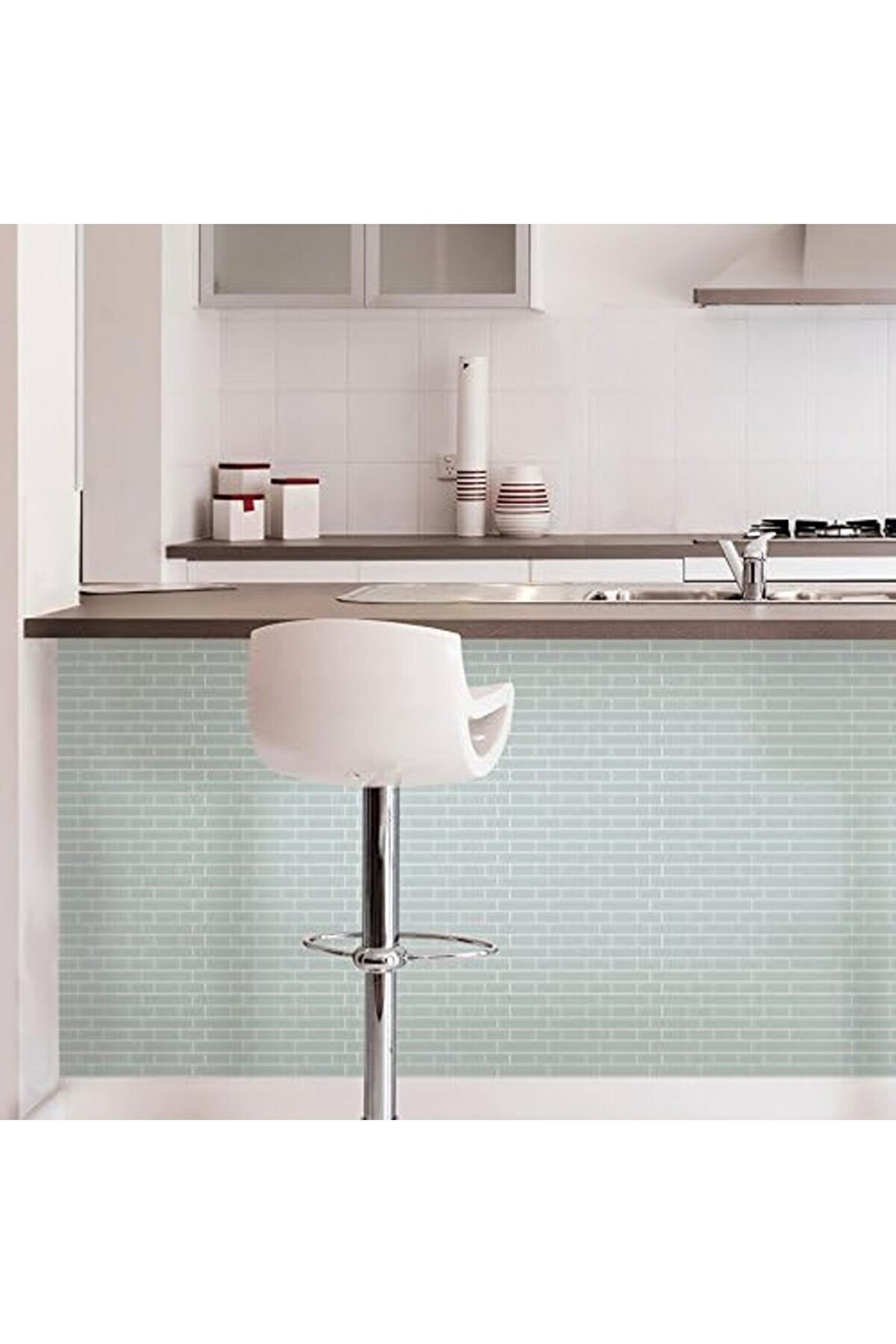 Tknszrshop Nh2361 Sea Glass Tabakalar Ve Sürücü Düet Fayans, Mavi̇ En Yeni̇ 1127289