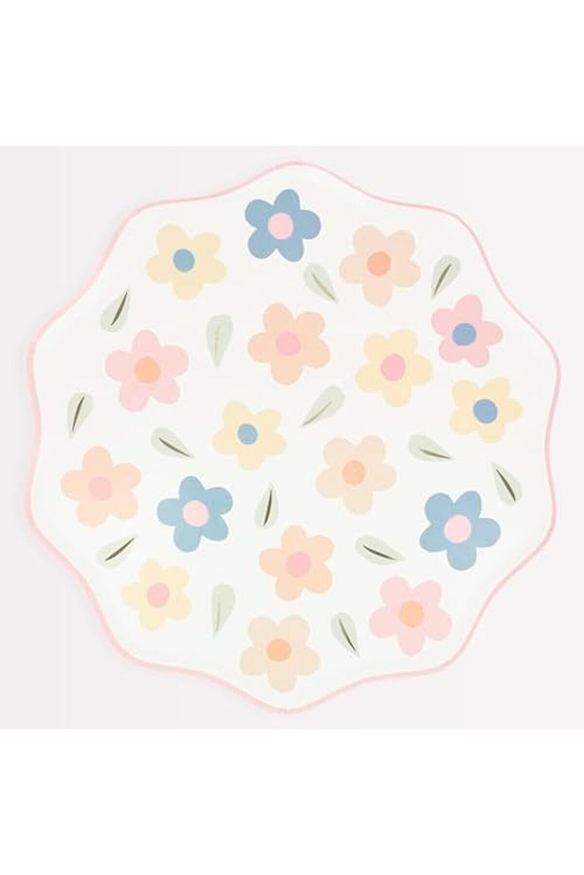 Vegashop Meri̇ - Çi̇çekli̇ Tabaklar (L) (8 Li̇) 1032927