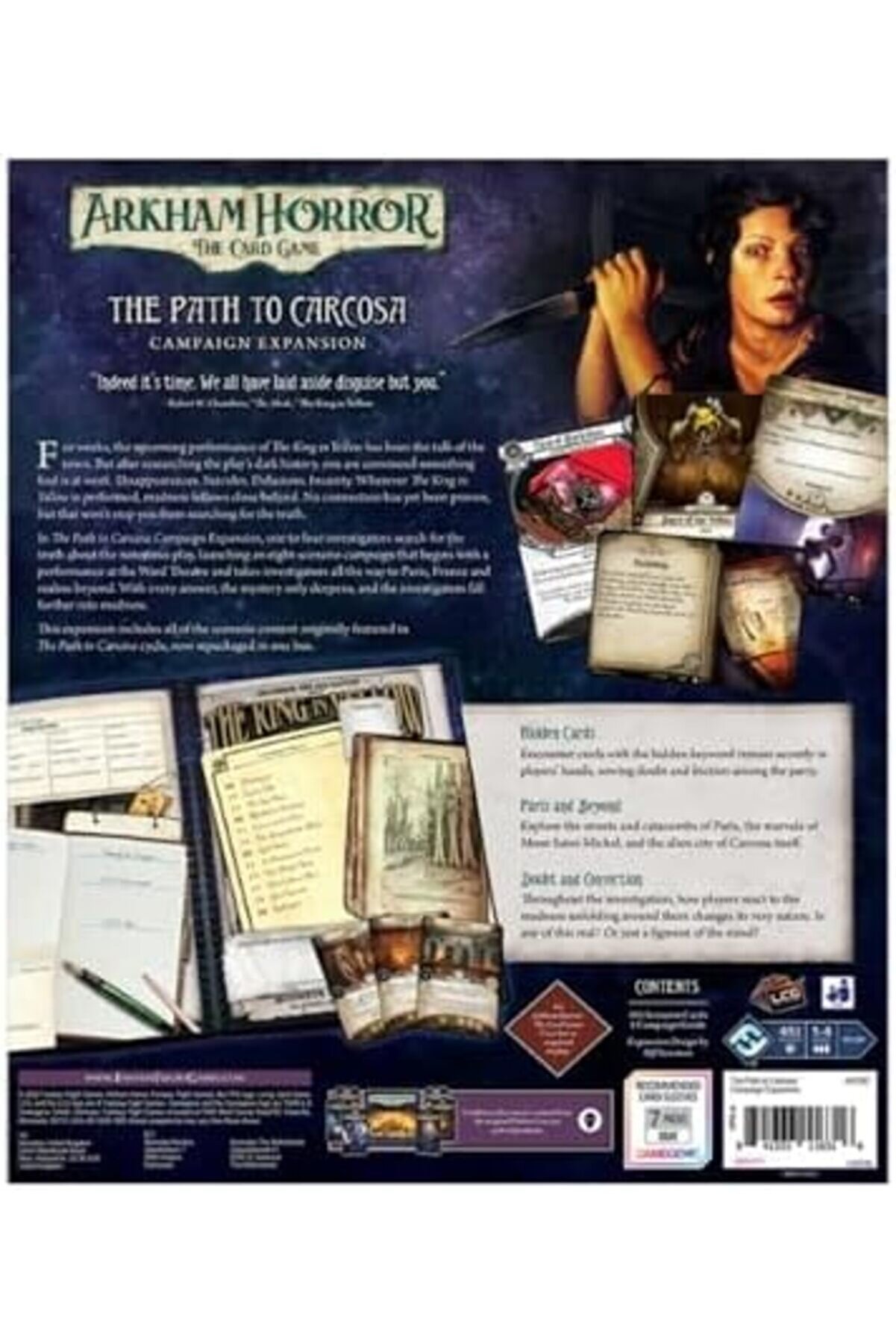 Vegashop Fli̇ght Games Arkham Horror The Card Game The Path To Carcosa Expansi̇on | Horror Game | Myst