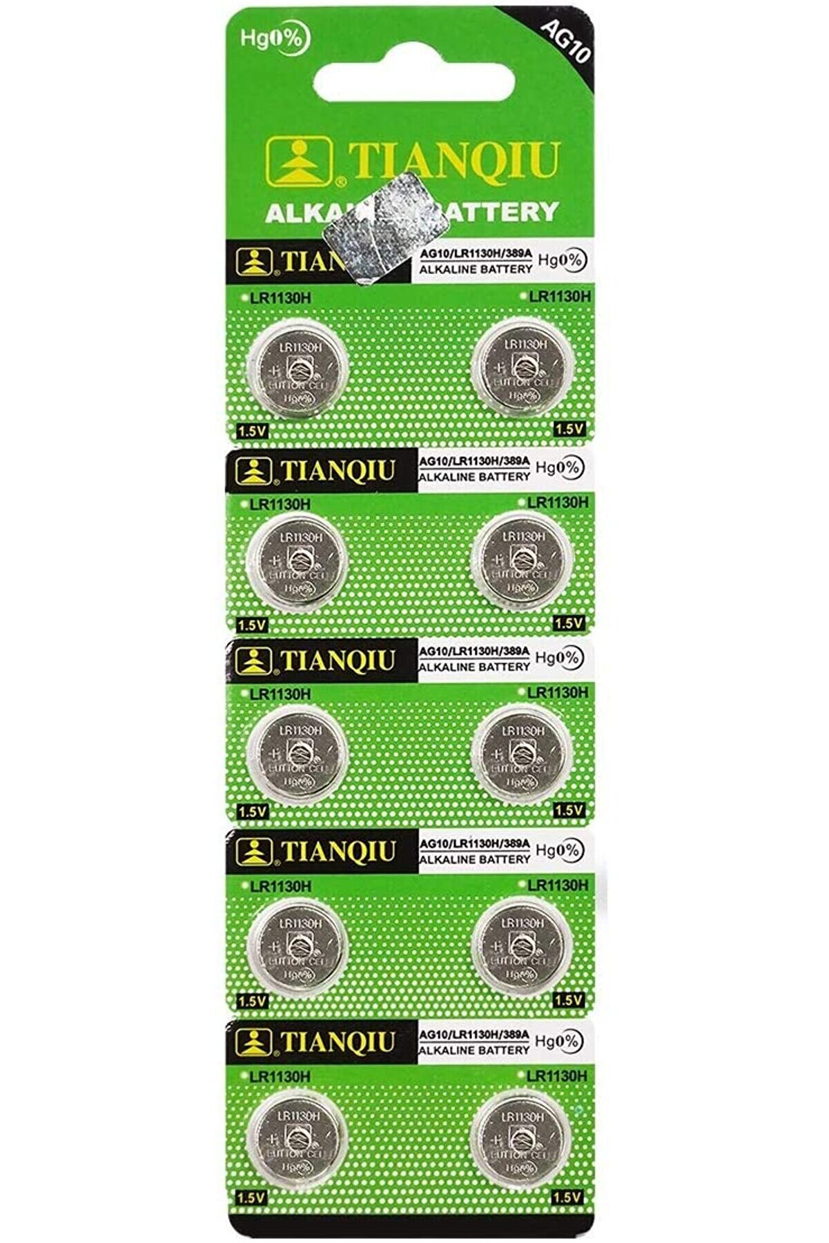 Toptan Bulurum Buton Pil Saat Lazer Hesap Makinesi Pili 10lu Paket AG10 LR1130H 389A 1.55V