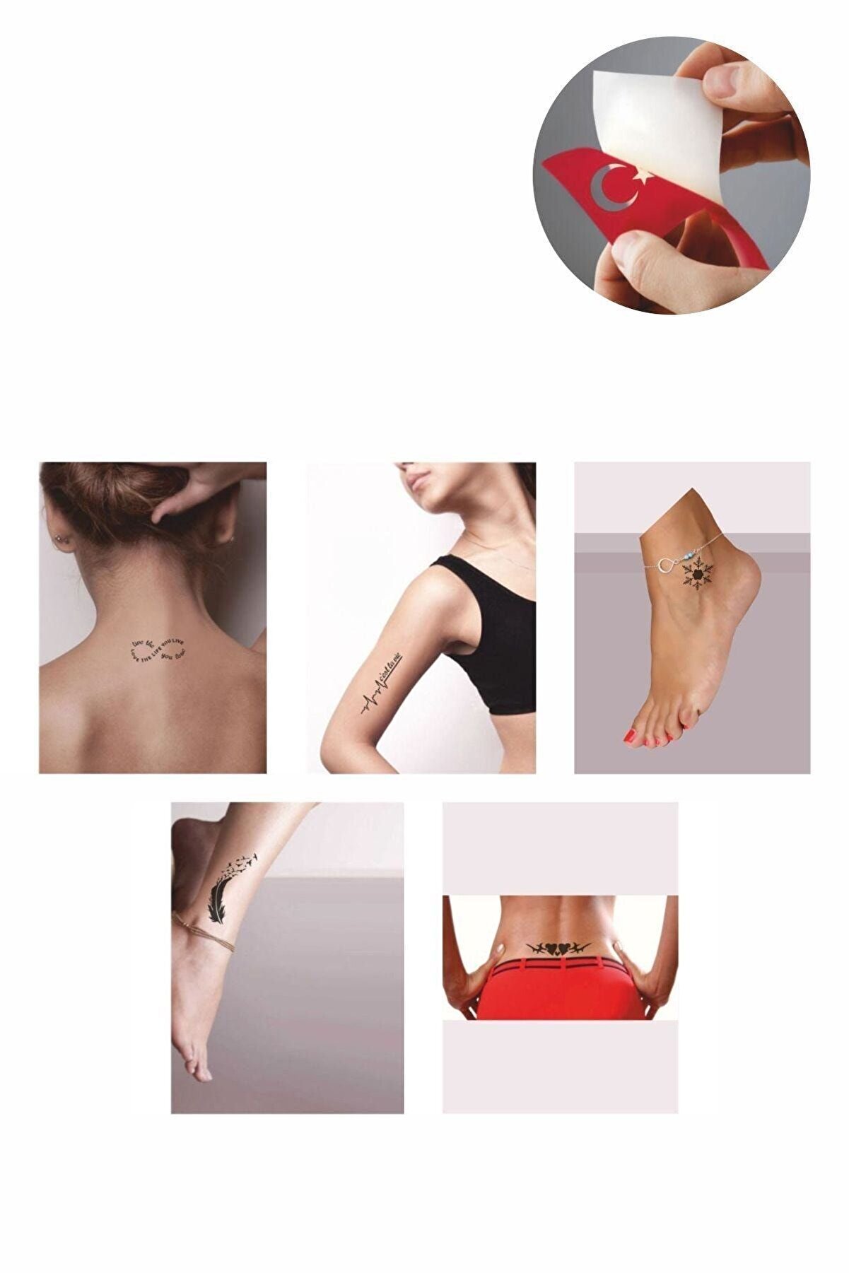 Ai̇rbrush Tattoo Nabız Kar Tanesi̇ Hi̇nt Kınası Ile Geçi̇ci̇ Dövme Yapma Seti̇