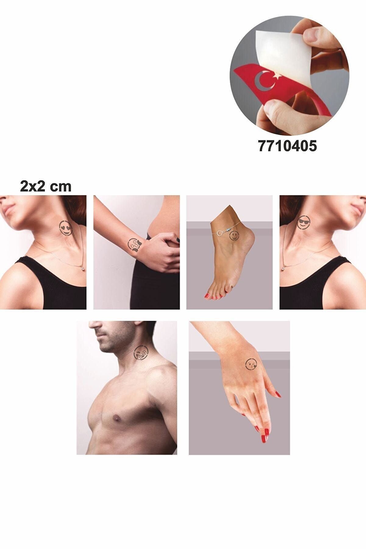 Ai̇rbrush Tattoo Sevi̇mli̇ Emoji̇ler Hi̇nt Kınası Ile Geçi̇ci̇ Dövme Yapma Seti̇